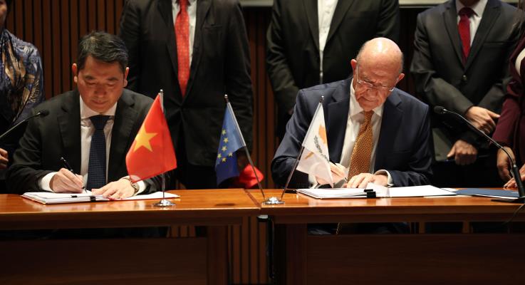 cover Cyprus and Vietnam sign double tax treaty