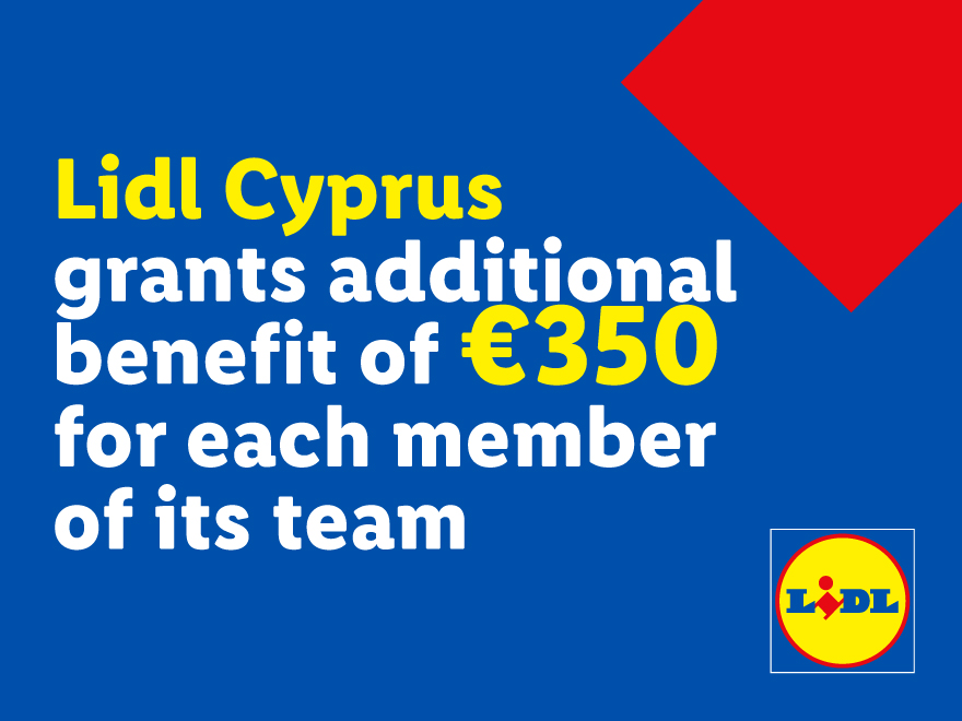Lidl Cyprus grants additional &euro;350 benefit for each team member