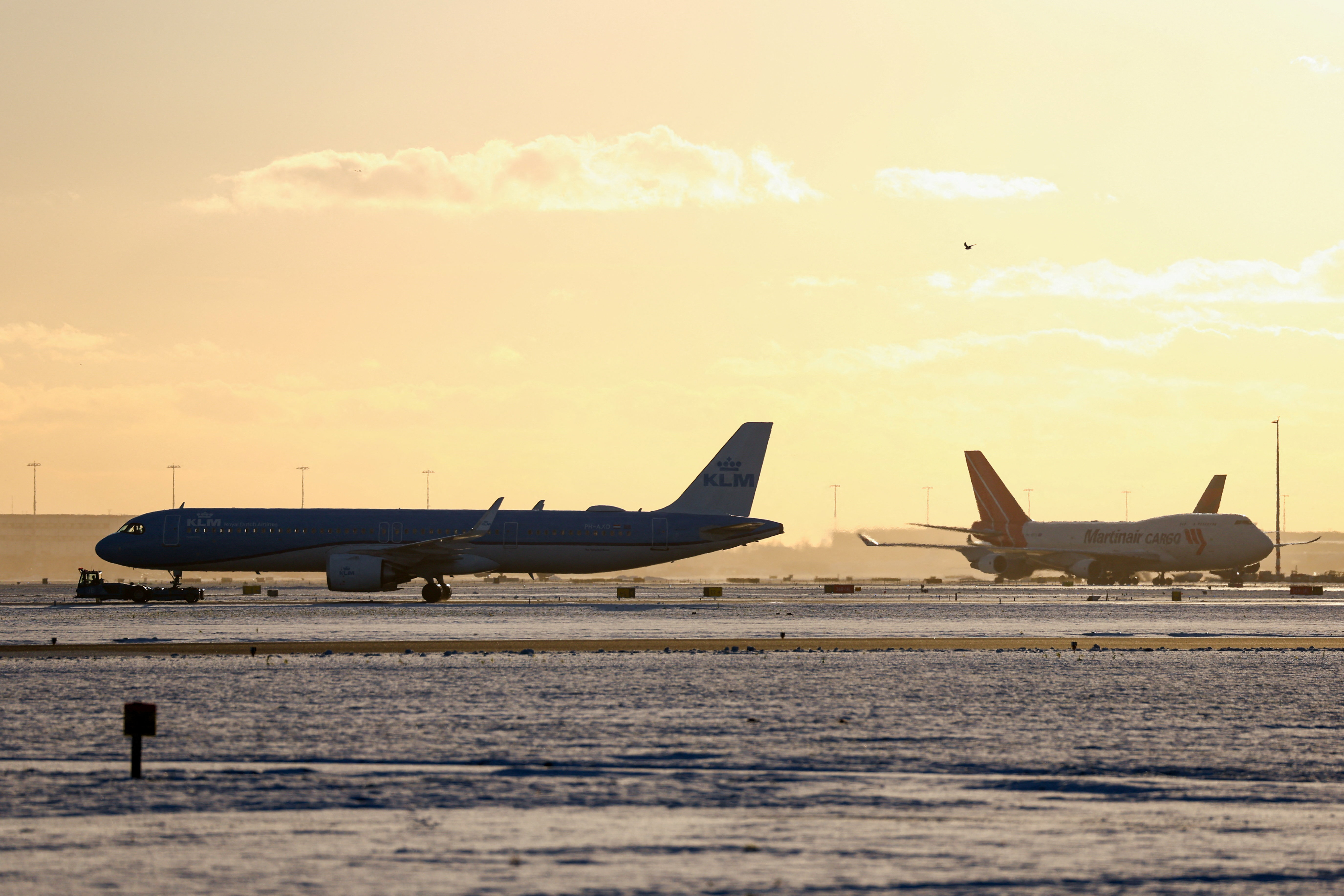 image Flights and trains cancelled across Europe as severe cold persists into Wednesday, KLM cancels 600 flights
