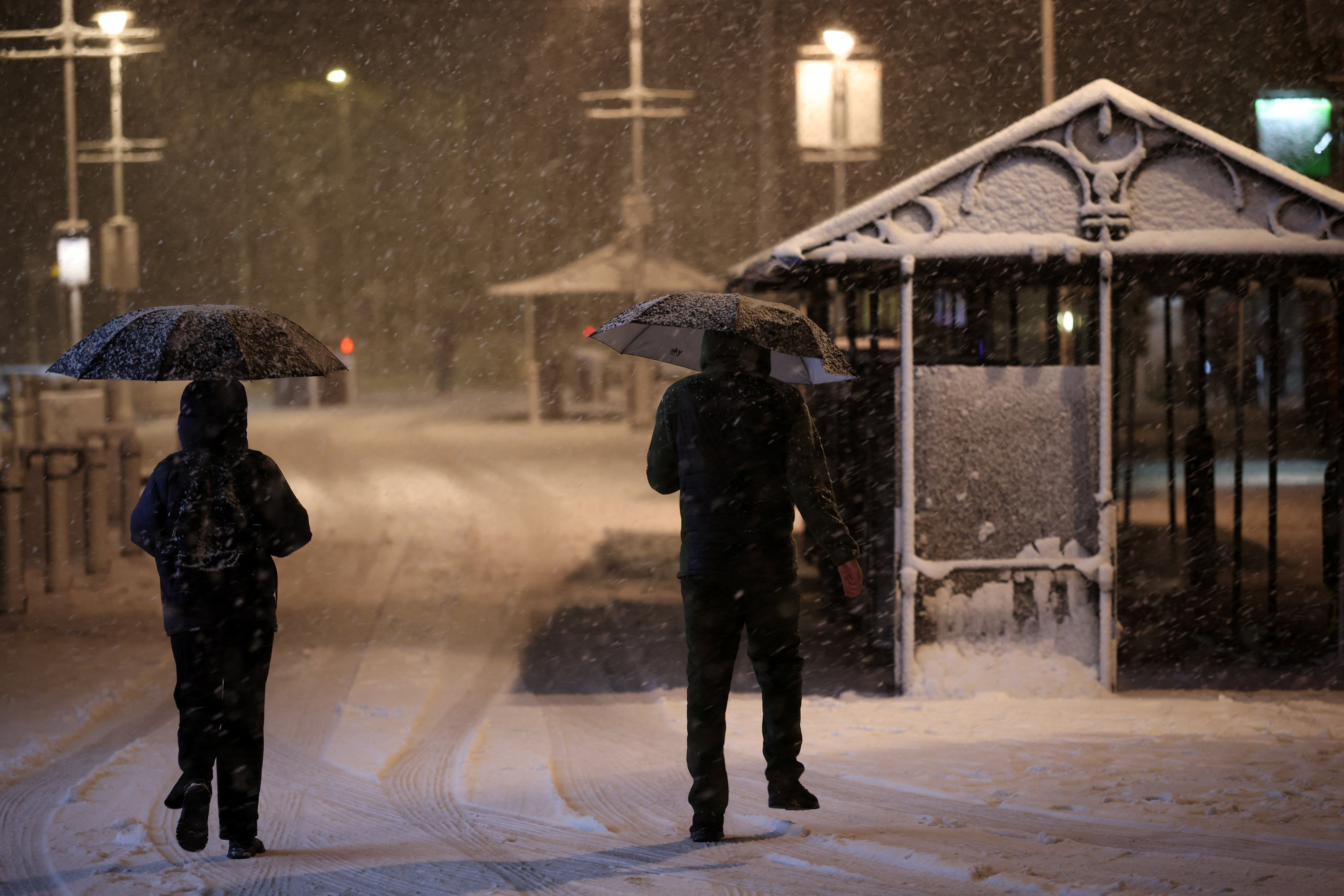 image Widespread power cuts, travel disrupted as Storm Goretti hammers northern Europe 