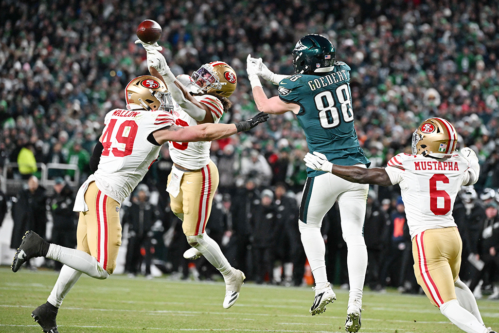 cover Defending Super Bowl champion Eagles ousted from NFL playoffs by 49ers