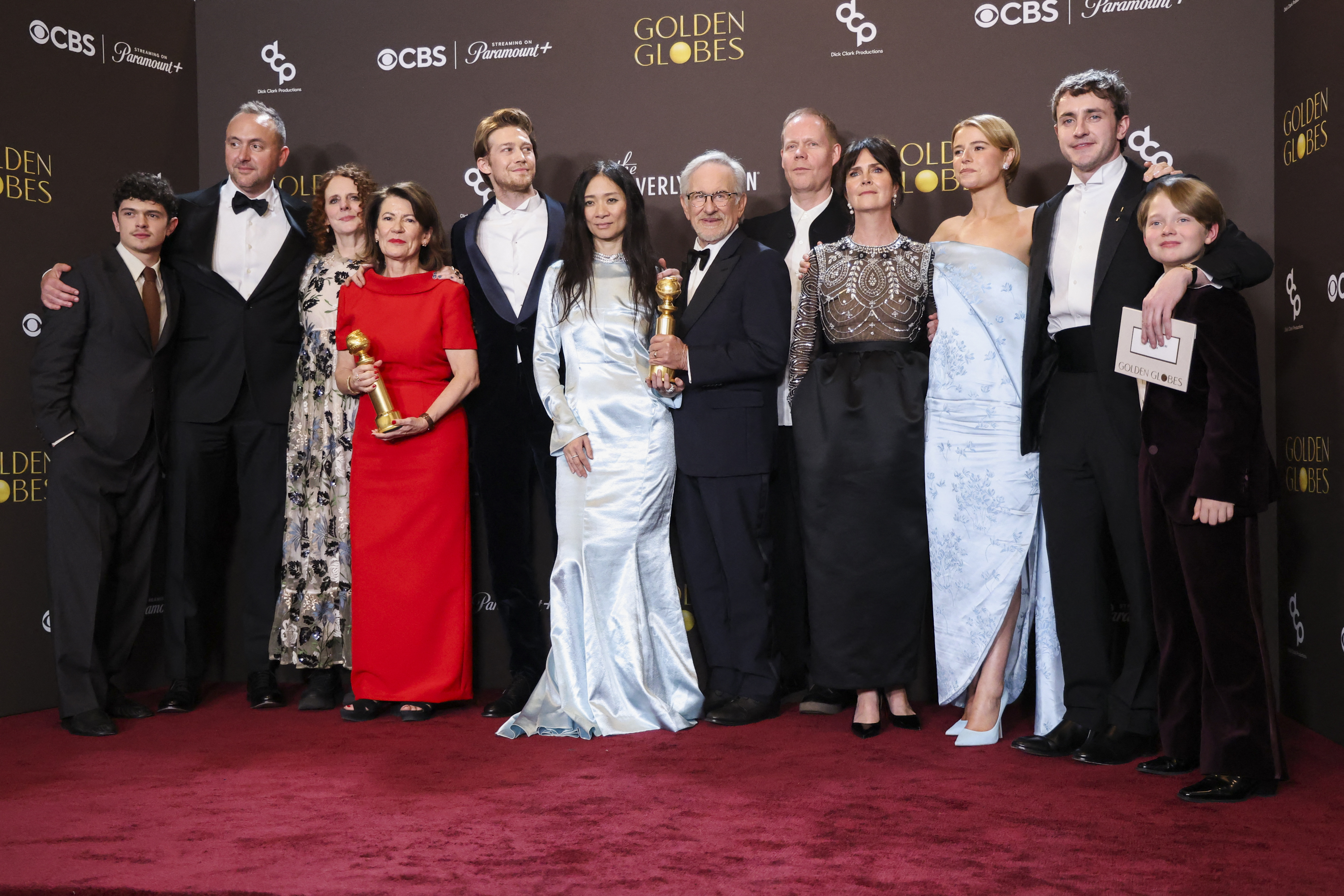 image &#8216;One Battle,&#8217; &#8216;Hamnet&#8217; claim top trophies at Hollywood&#8217;s Golden Globes ceremony