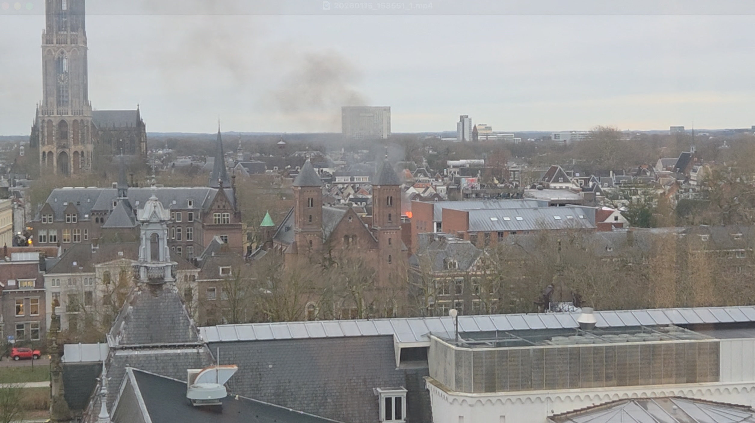cover Explosion causes large fire in Dutch town of Utrecht, four injured