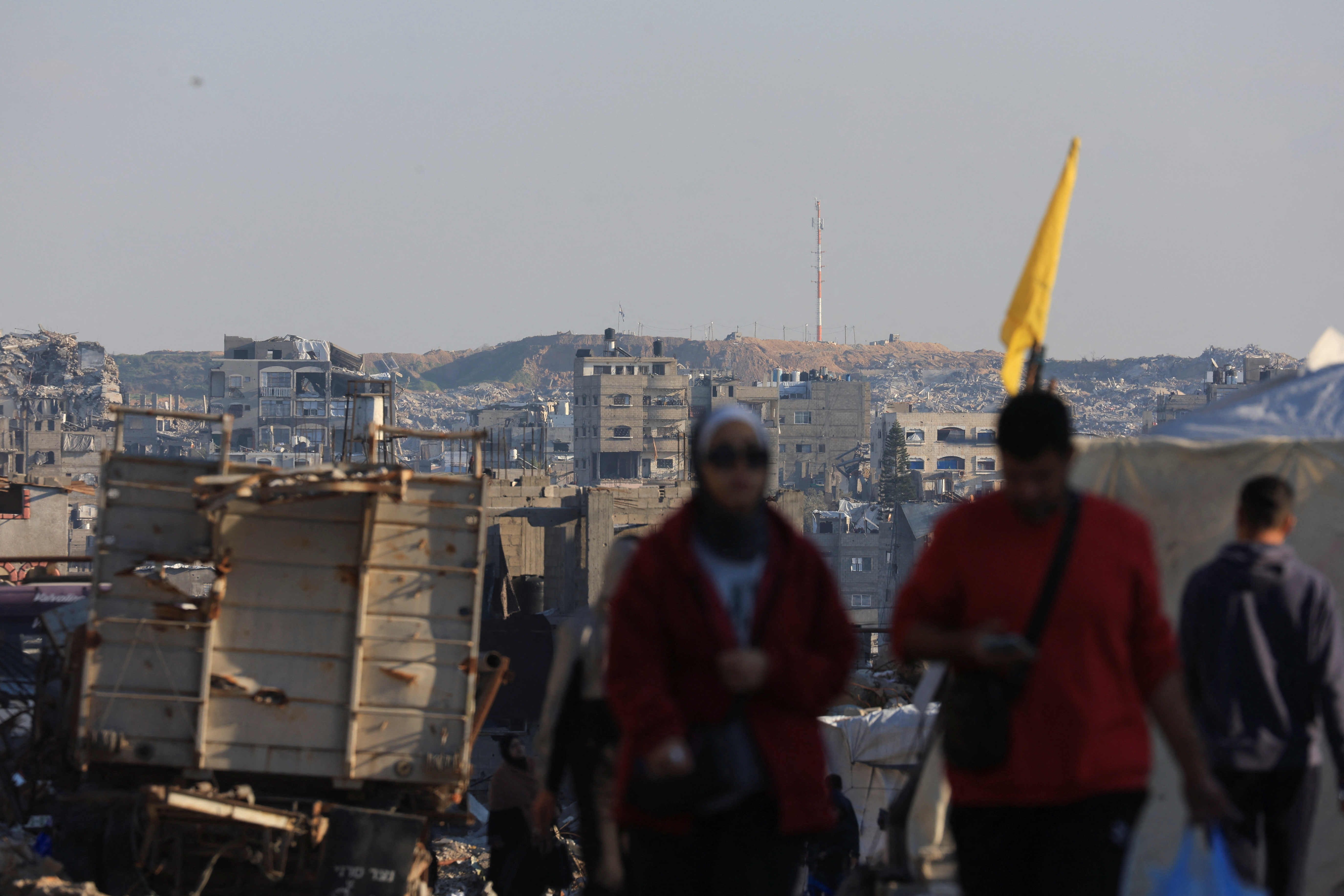 cover How Israel moved its &#8216;Yellow Line&#8217; deeper into a shattered Gaza City neighbourhood