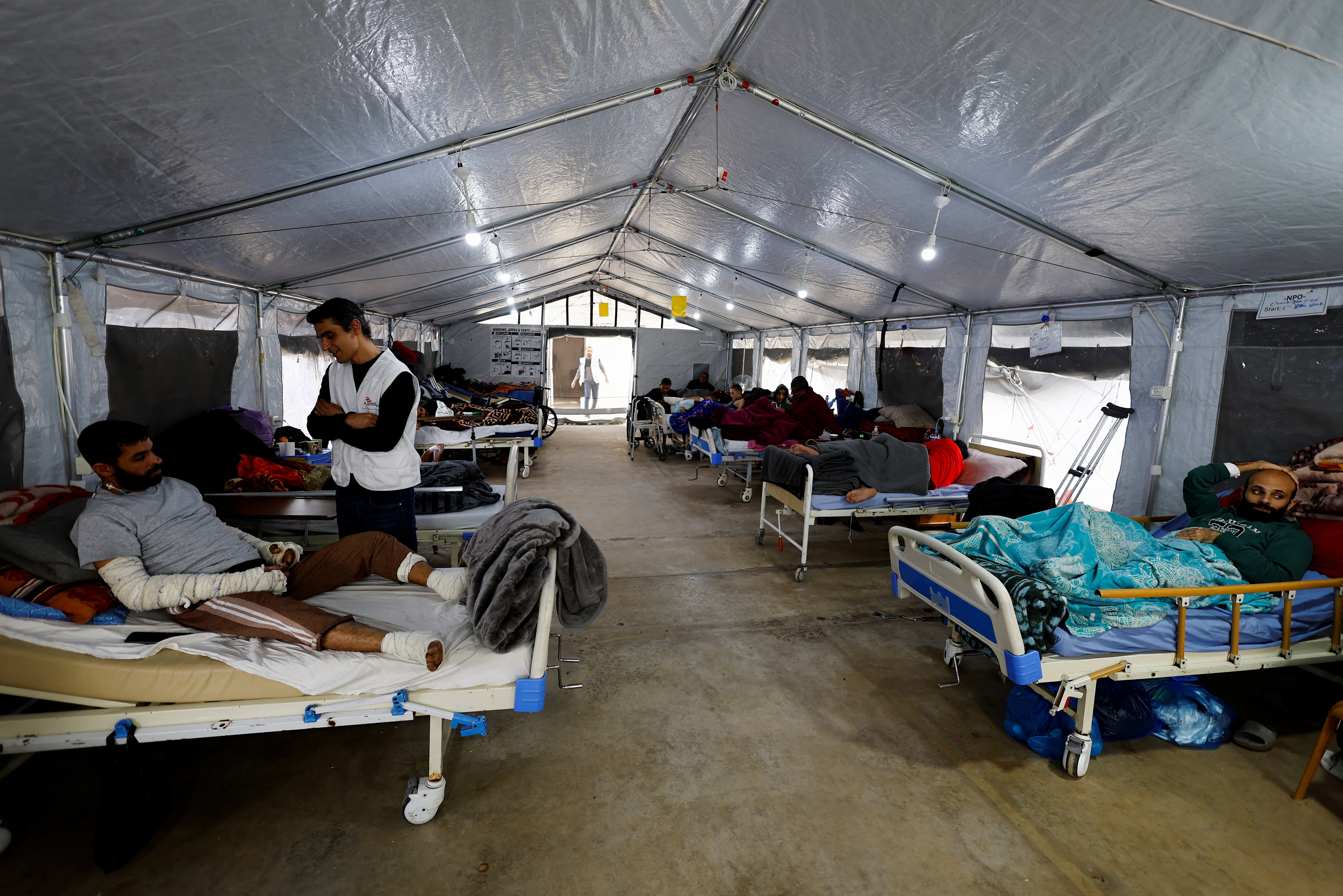 cover MSF says it will not share staff details demanded by Israel to access Gaza