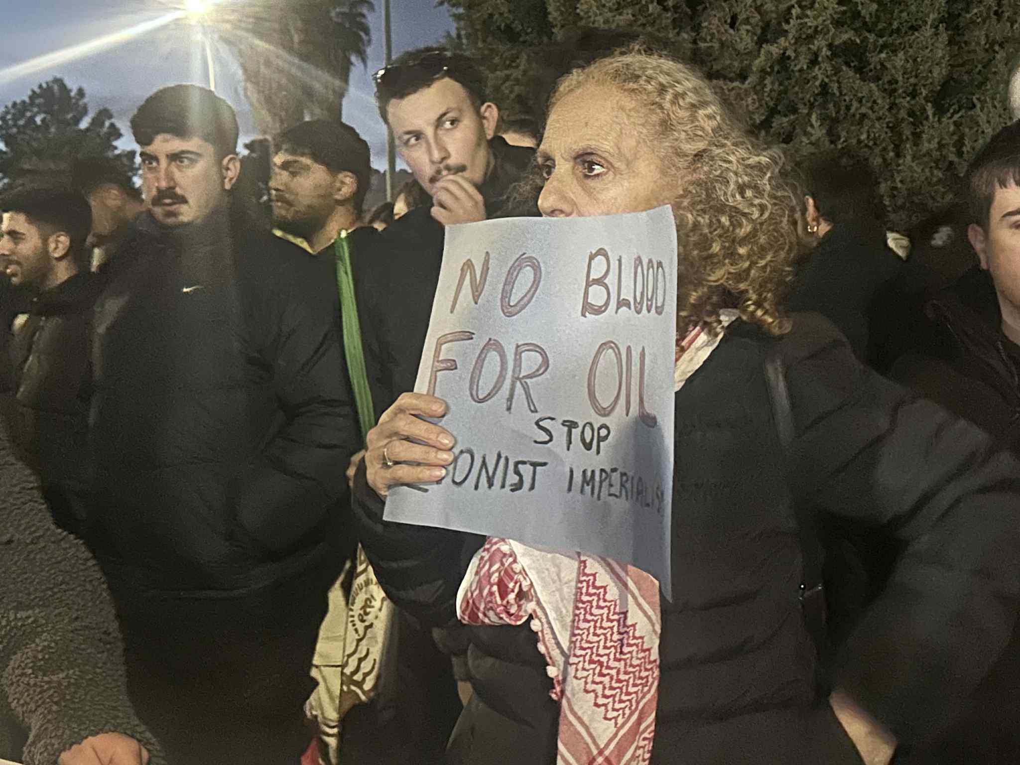 ‘No excuse’ for US actions, Stefanou says at Venezuela protest