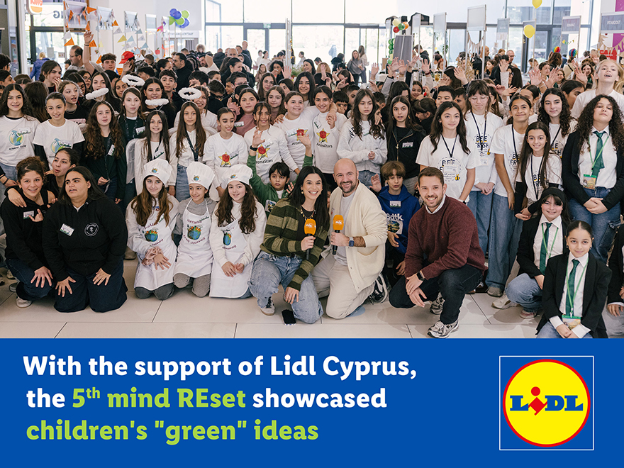 Lidl Cyprus supports fifth mind REset initiative to showcase kids’ green ideas
