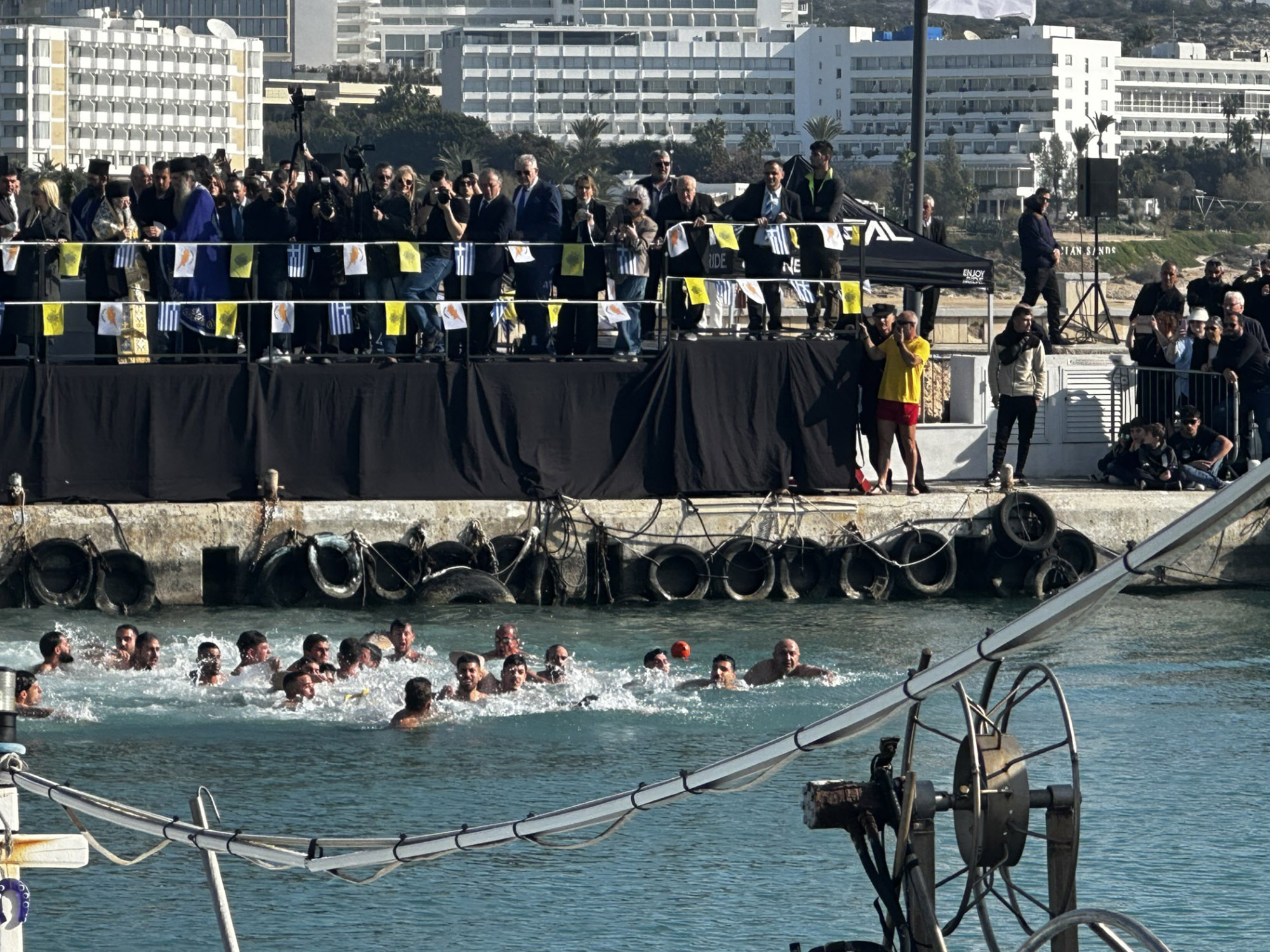 Epiphany, Nikos Christodoulides, Divine Liturgy, priest, bishop