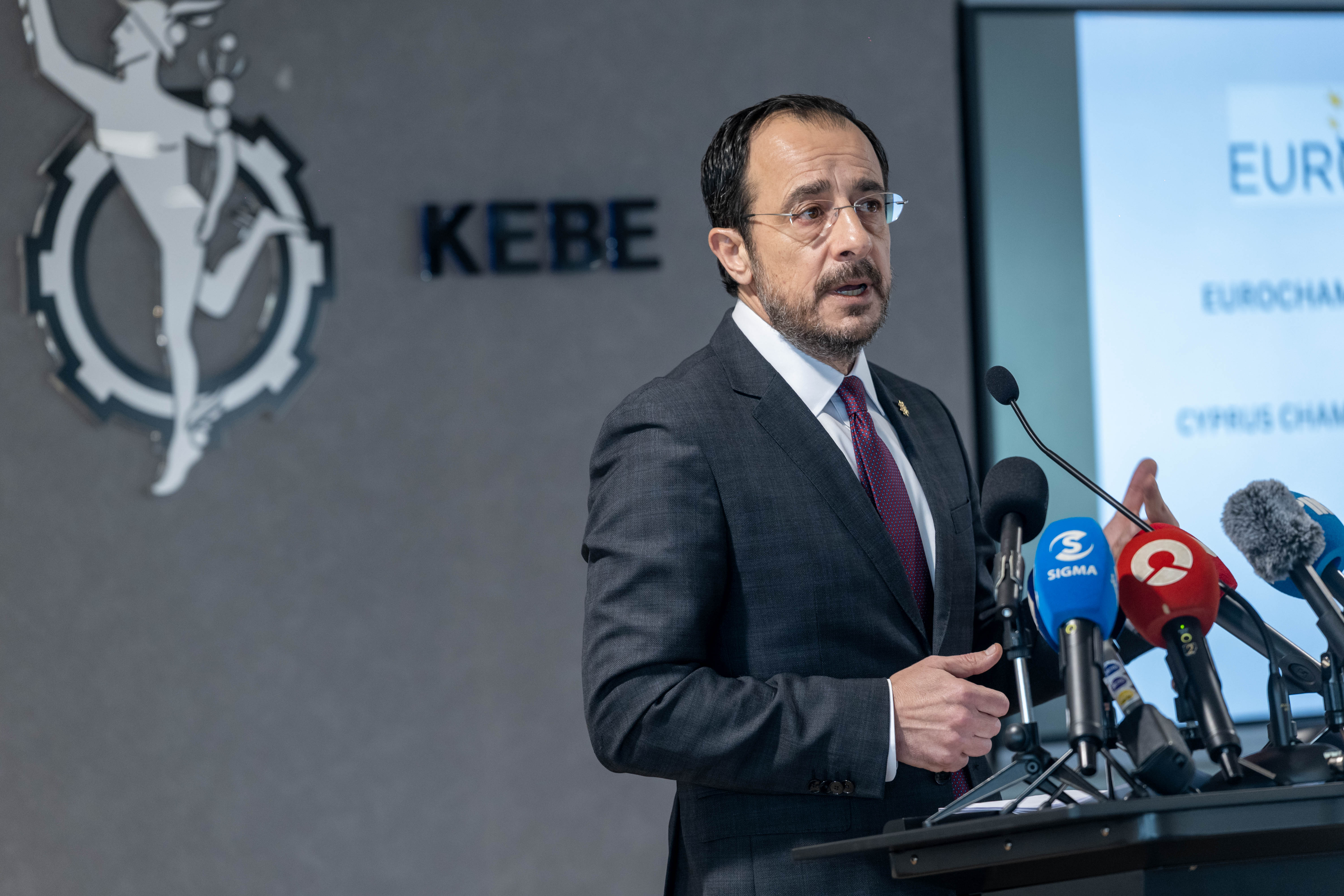 cover Christodoulides pitches Cyprus as EU business gateway at Eurochambers meeting