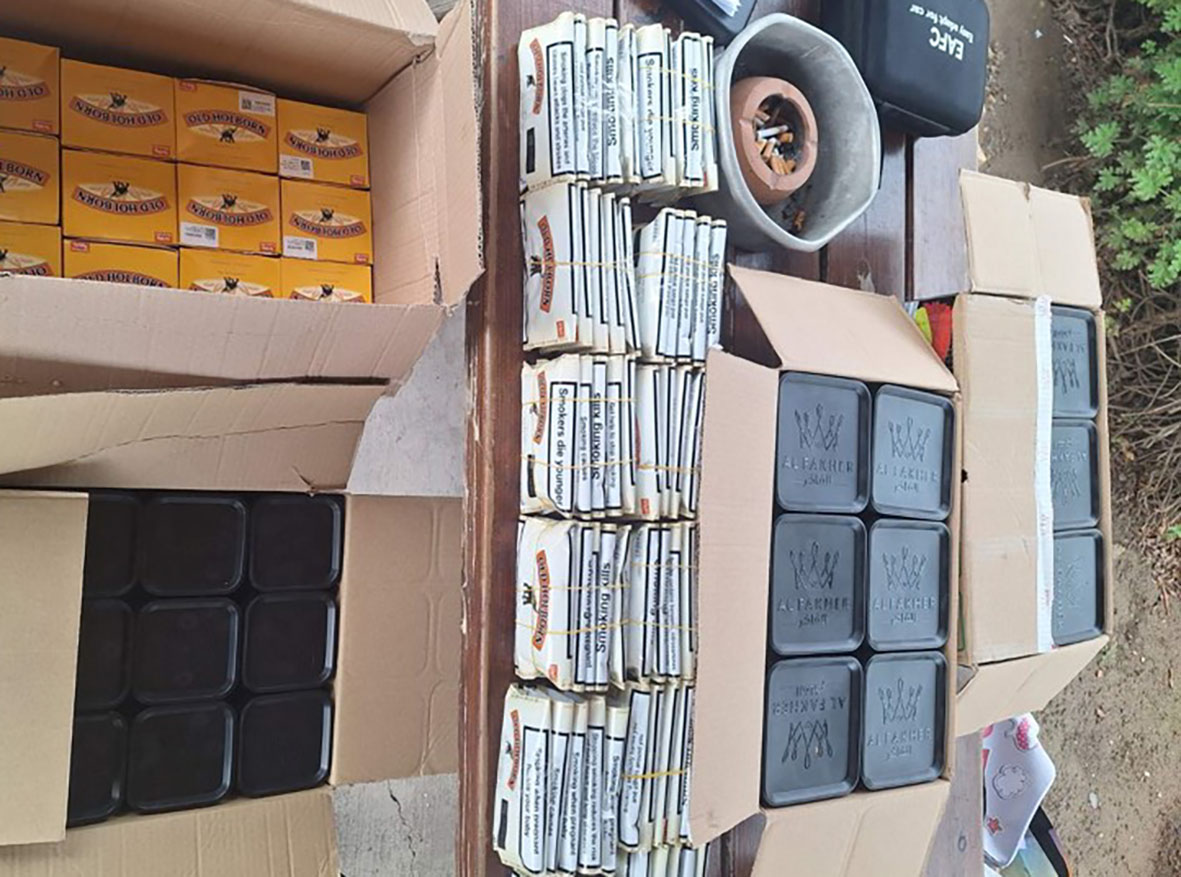 cover Man arrested with 36kg of smuggled tobacco