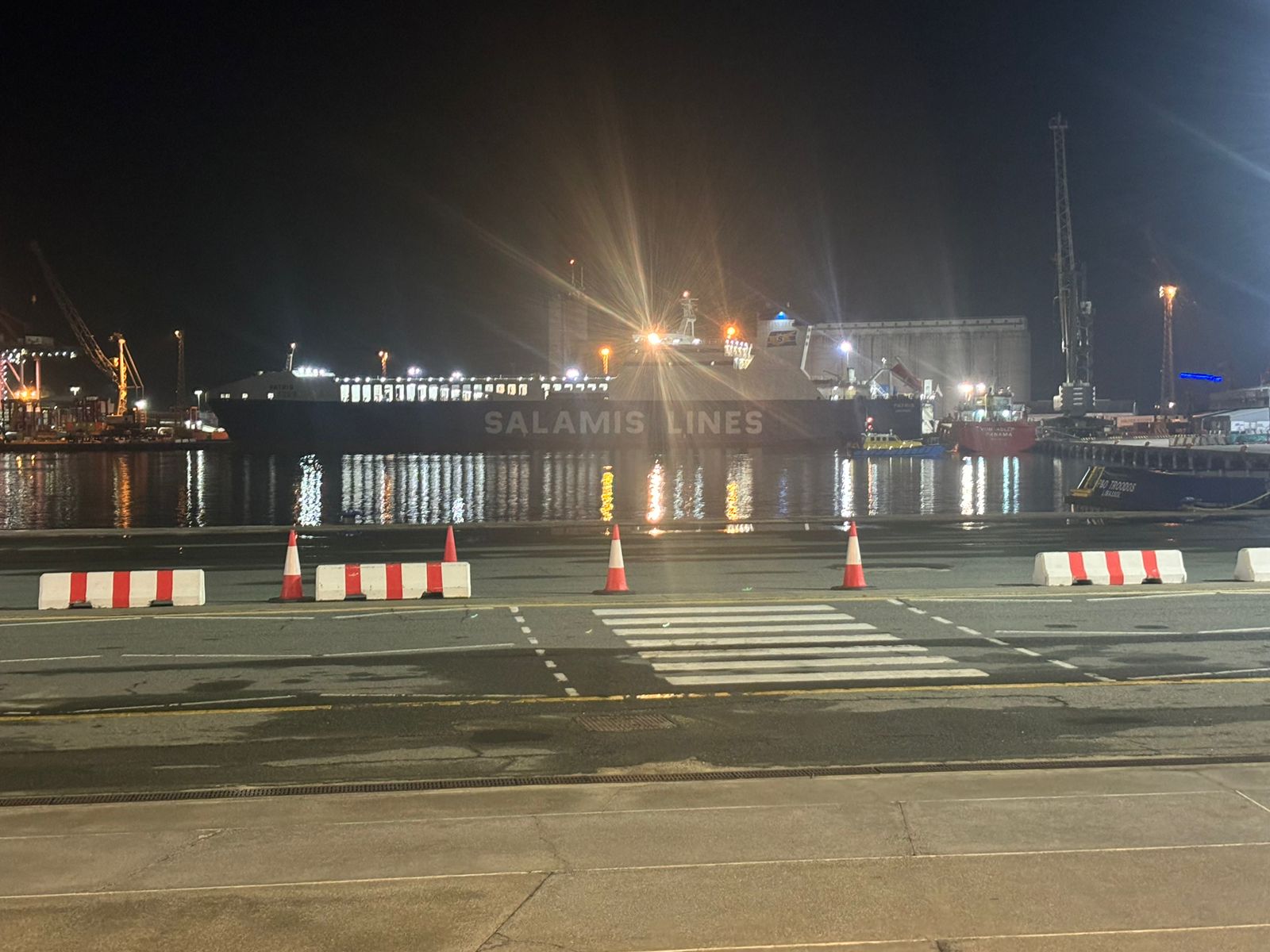 Salamis Lines’ largest cargo ship Patris arrives in Limassol