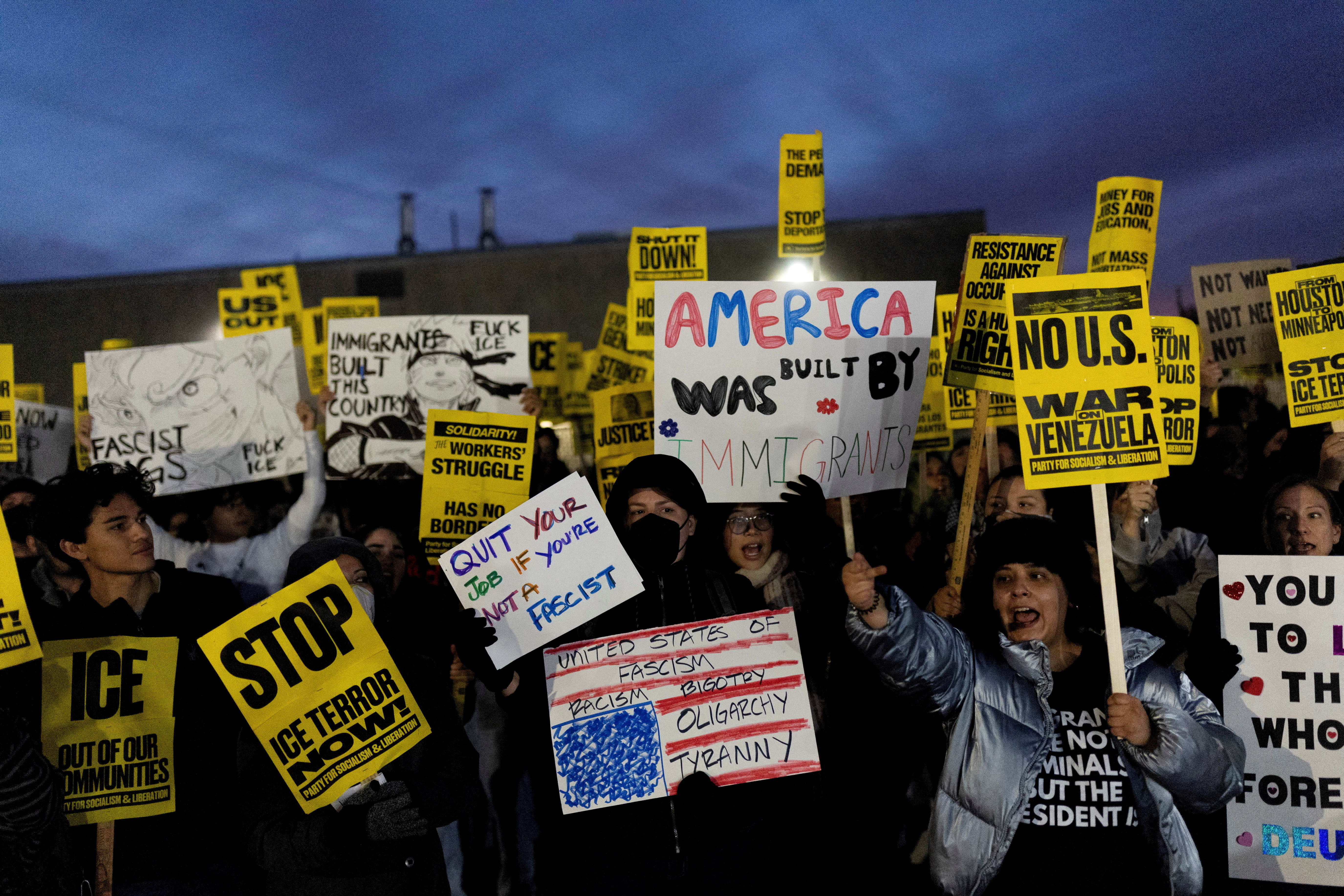cover Thousands demonstrate in Minnesota and across US to protest ICE