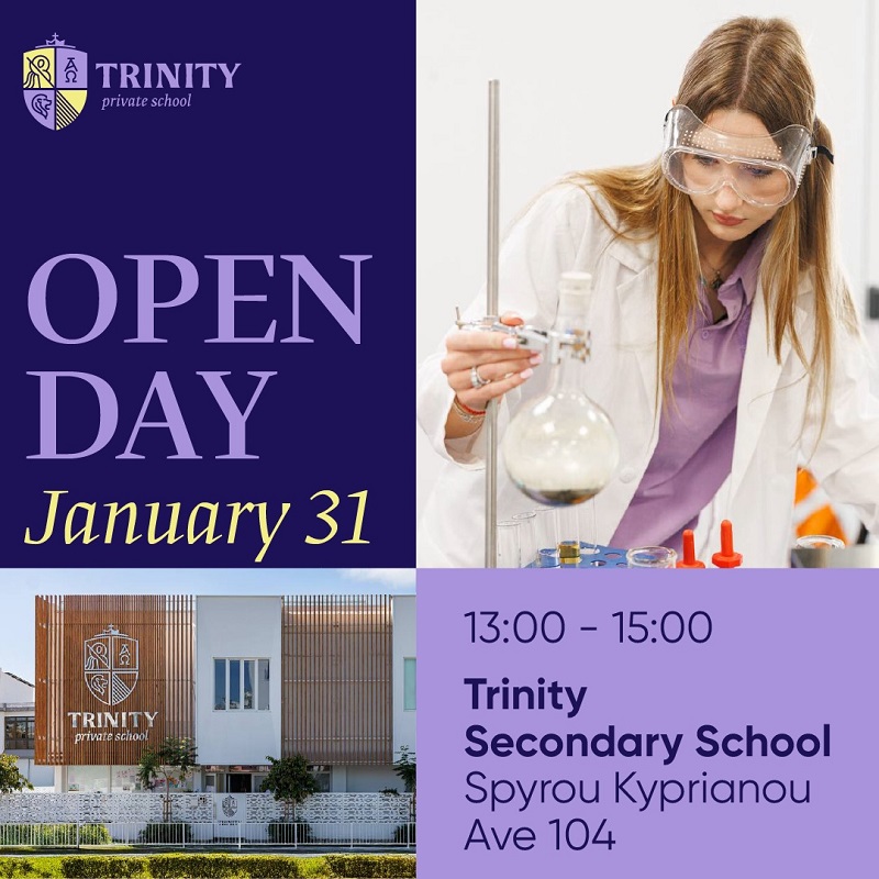 cover Trinity Private School invites families to January 31st Open Day