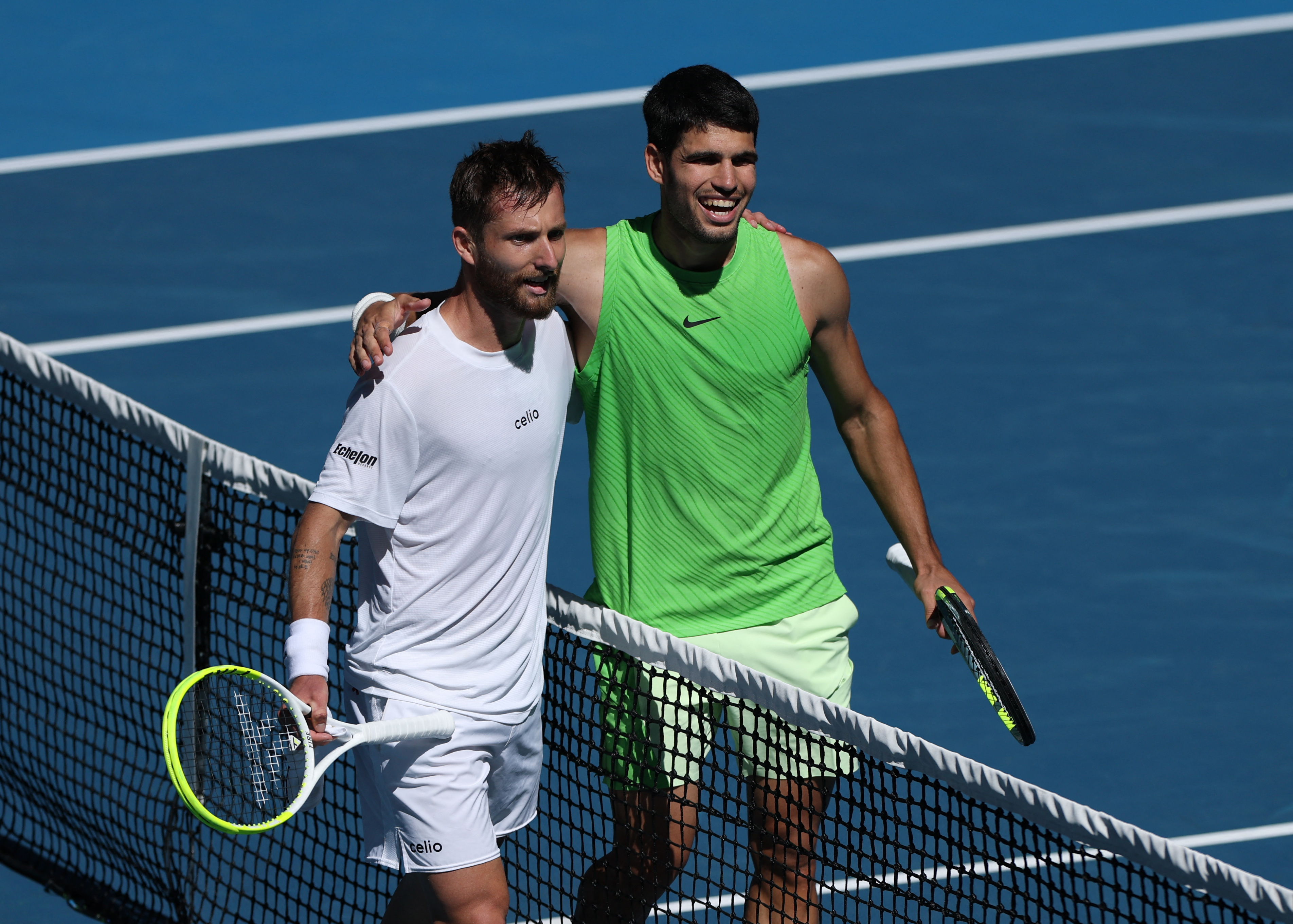 cover Alcaraz turns showman in Moutet mauling at Australian Open 