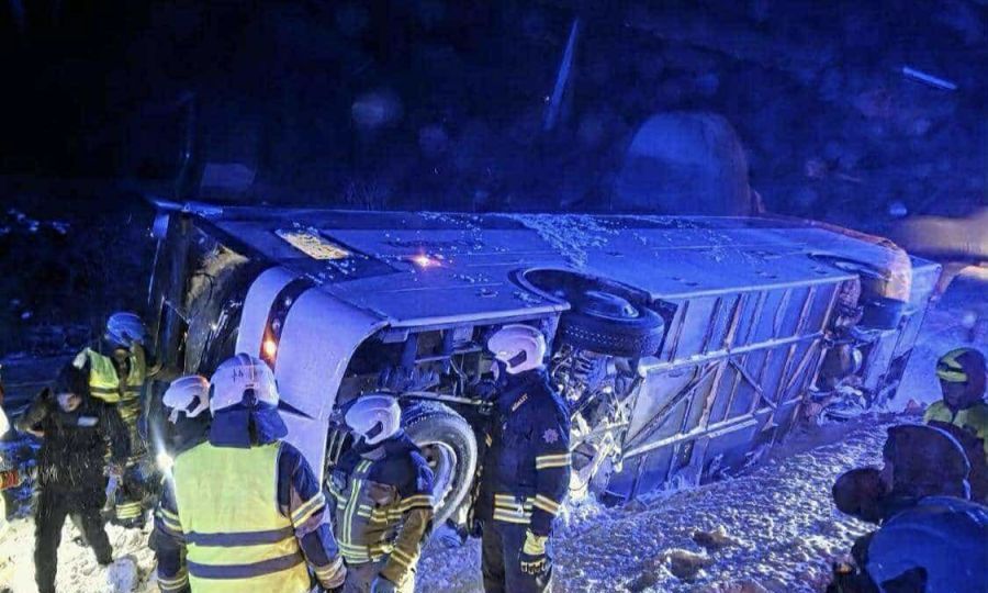 National handball team’s bus topples in Estonia