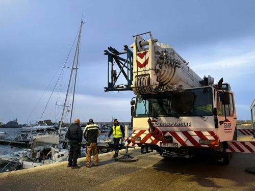 cover Boat at Paphos harbour suffers ‘serious damage’ in high winds