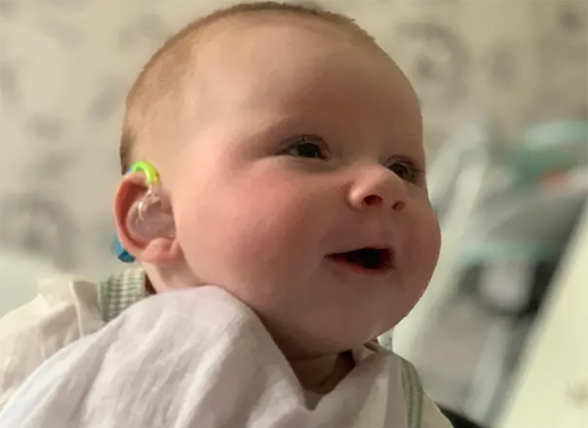 cover Two babies successfully given cochlear implants