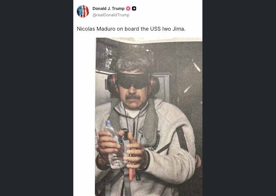 cover US captures Venezuela&#8217;s Maduro, Trump says US will run the country