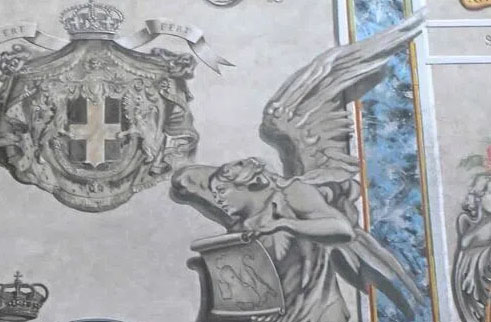 Italy investigates church painting of angel restored to look like Meloni