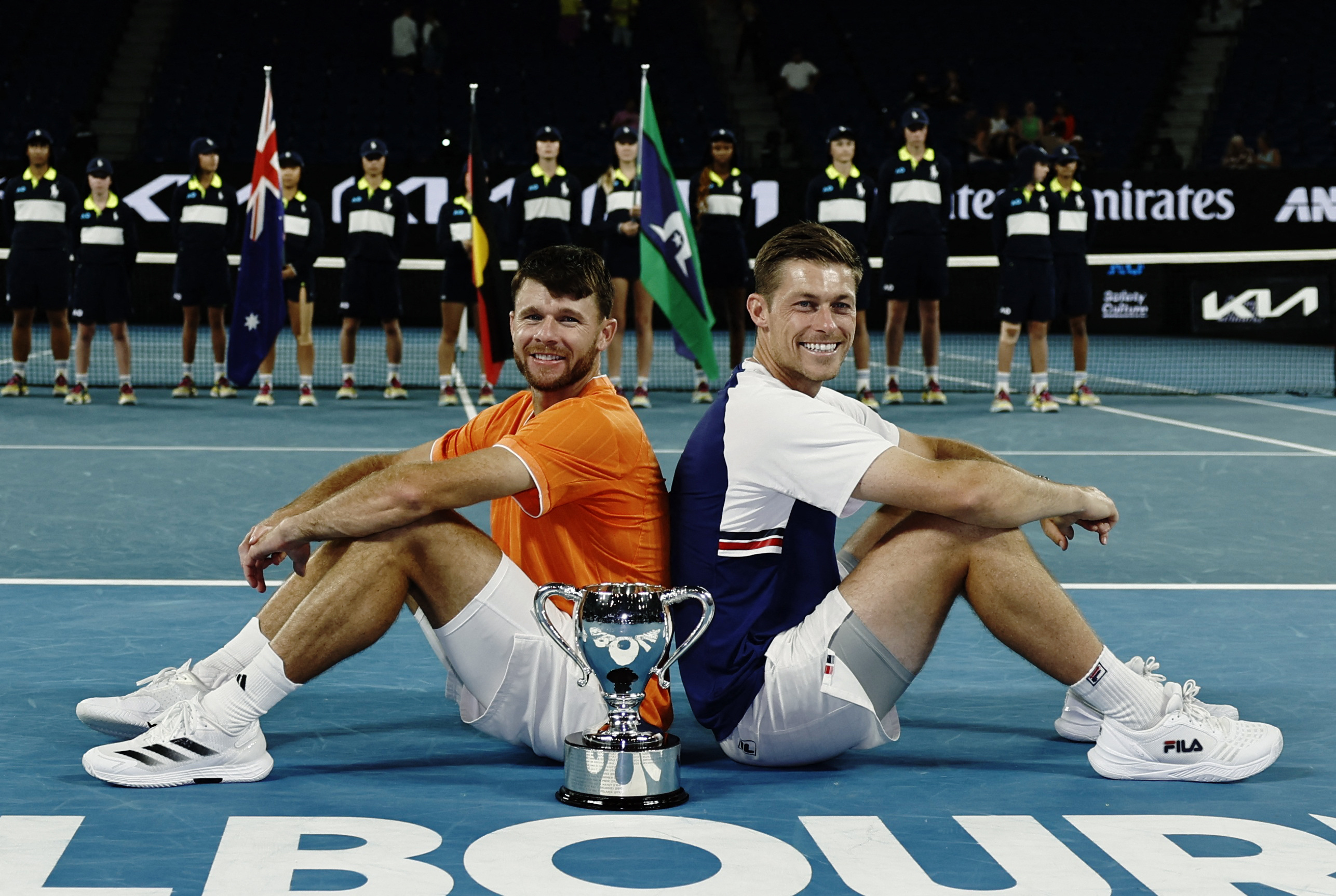 image Harrison and Skupski win Australian Open doubles title in first major together