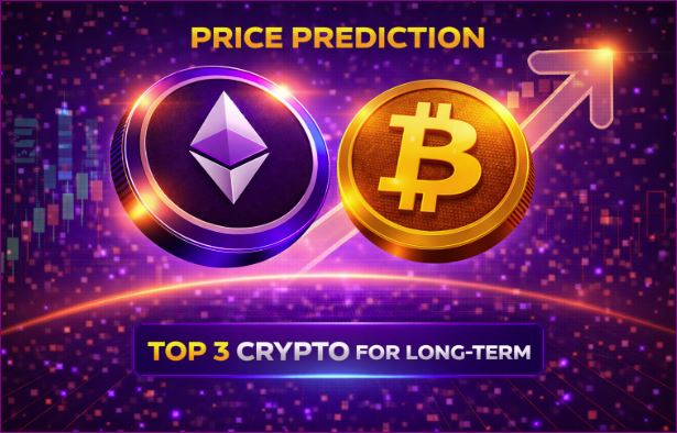 cover Top 3 Cryptos for long-term 2027: BTC, ETH, and one Altcoin still below $1