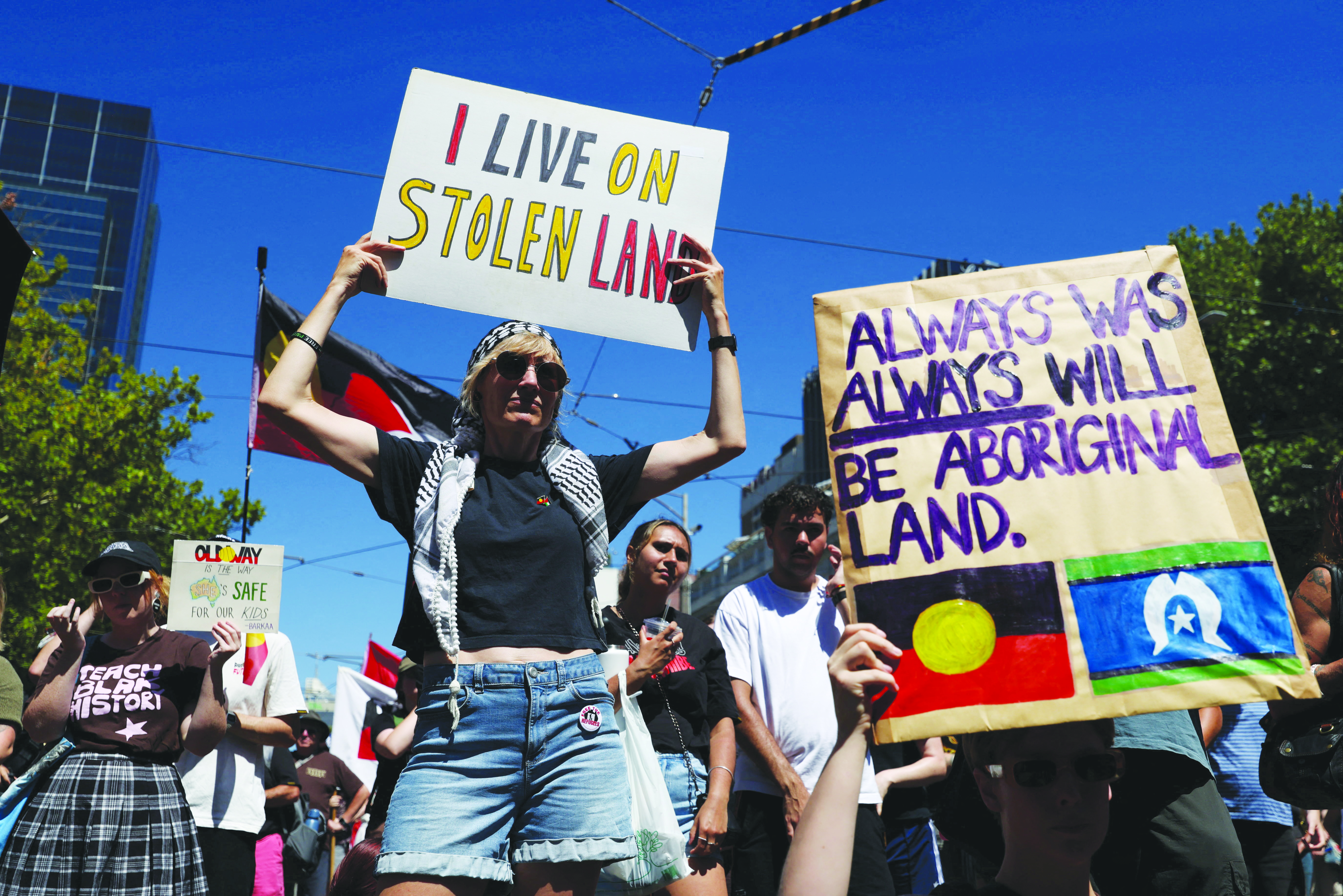 cover Australia Day marked by &#8216;Invasion&#8217; rallies, anti-immigration protests