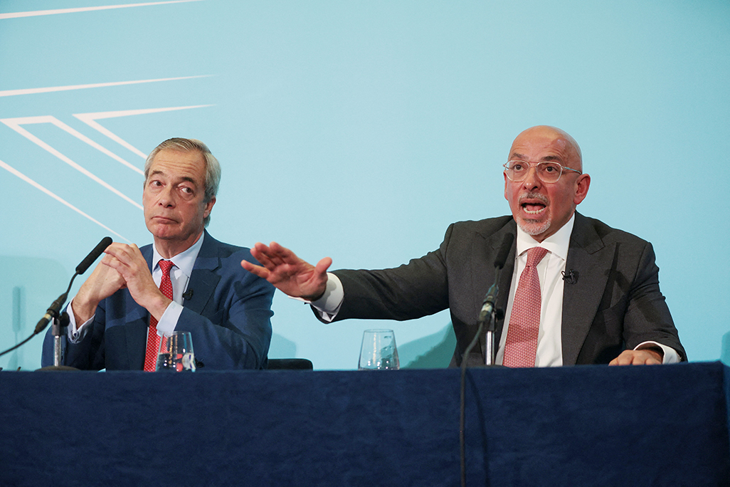 cover Former UK Chancellor Zahawi defects to Reform from Conservatives