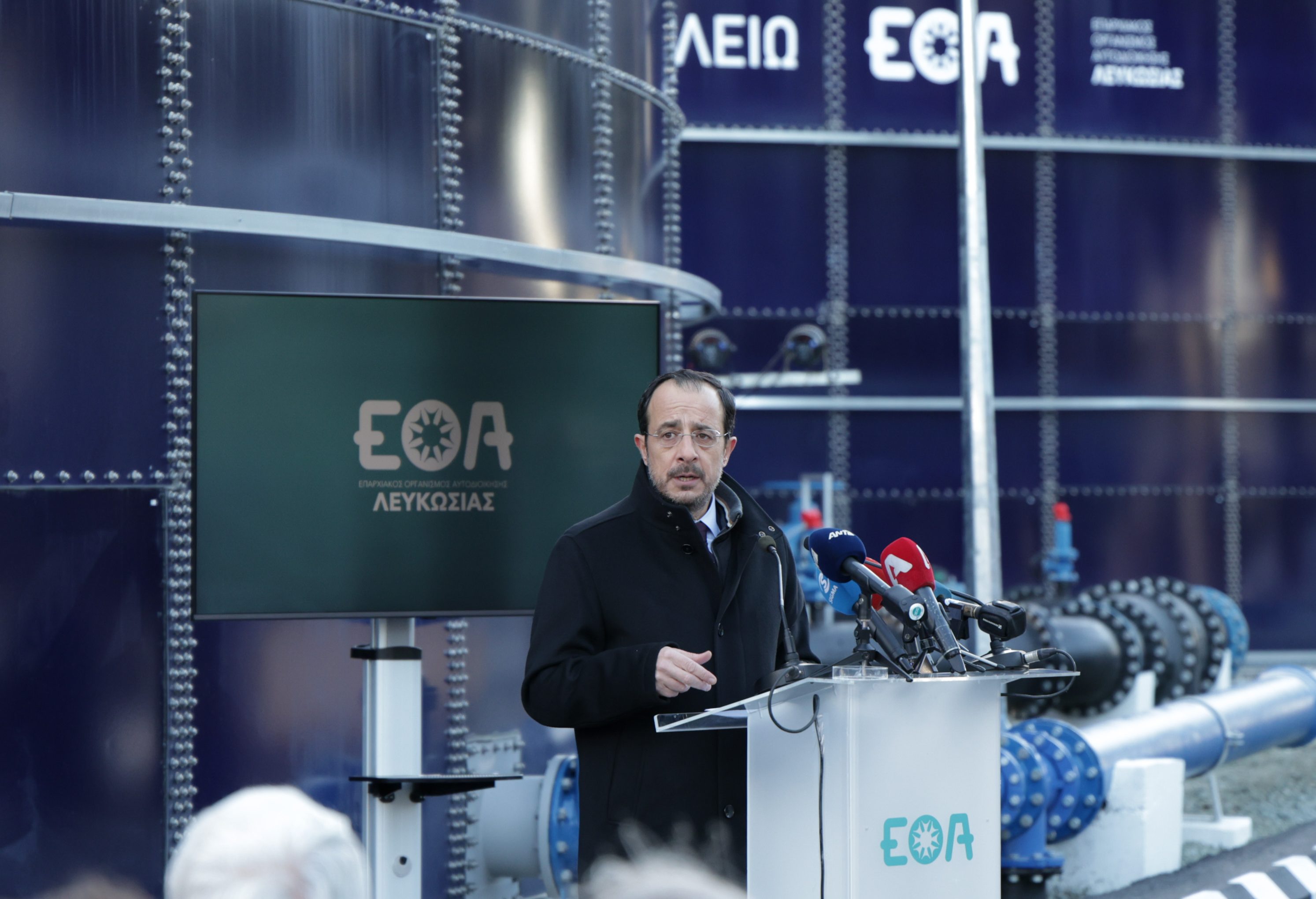 Nicosia EOA installs two new water tanks