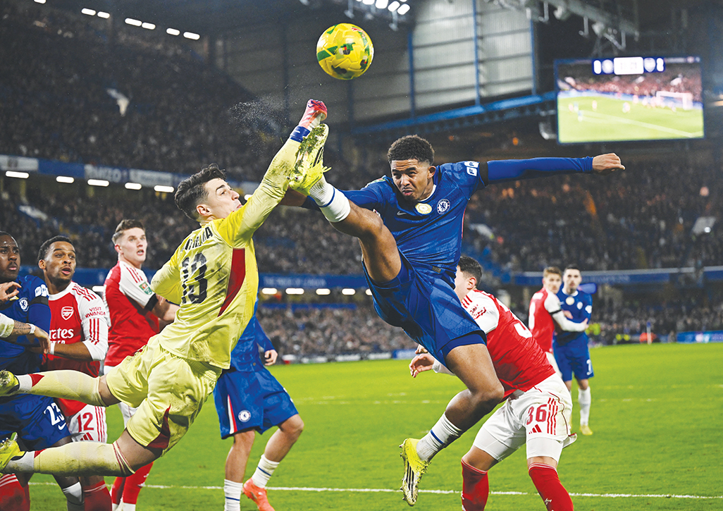 cover Arsenal braced for in-form Chelsea in cup clash