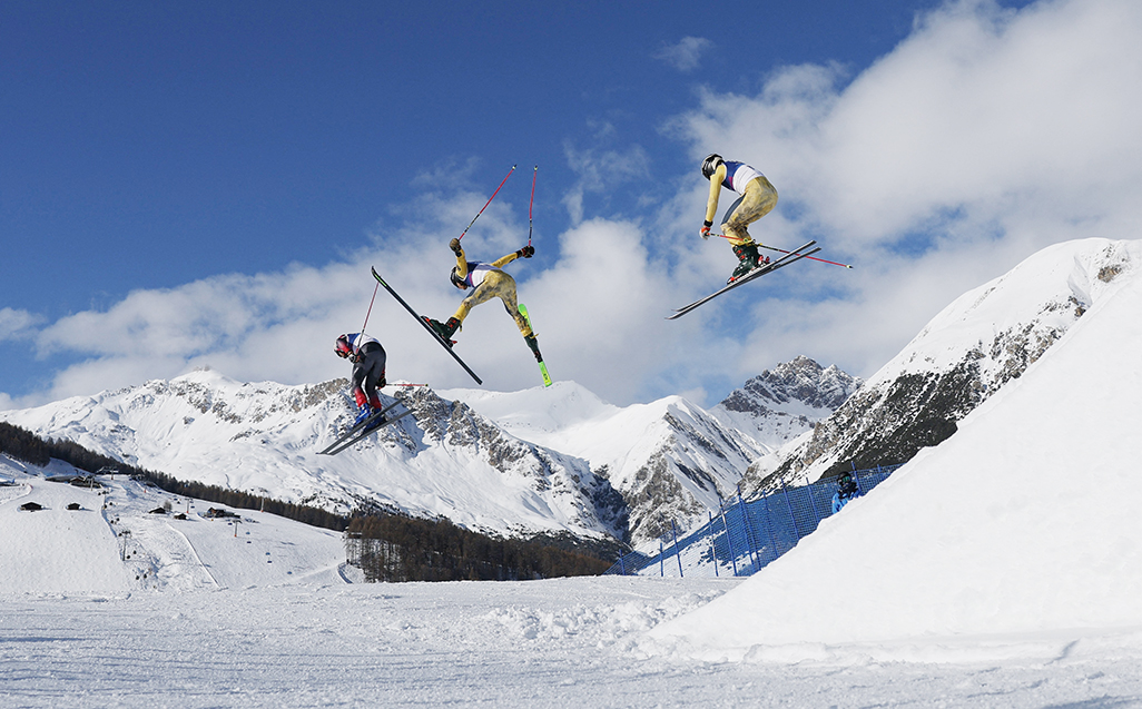 image Heavy snow blankets mountain venues for Winter Olympics