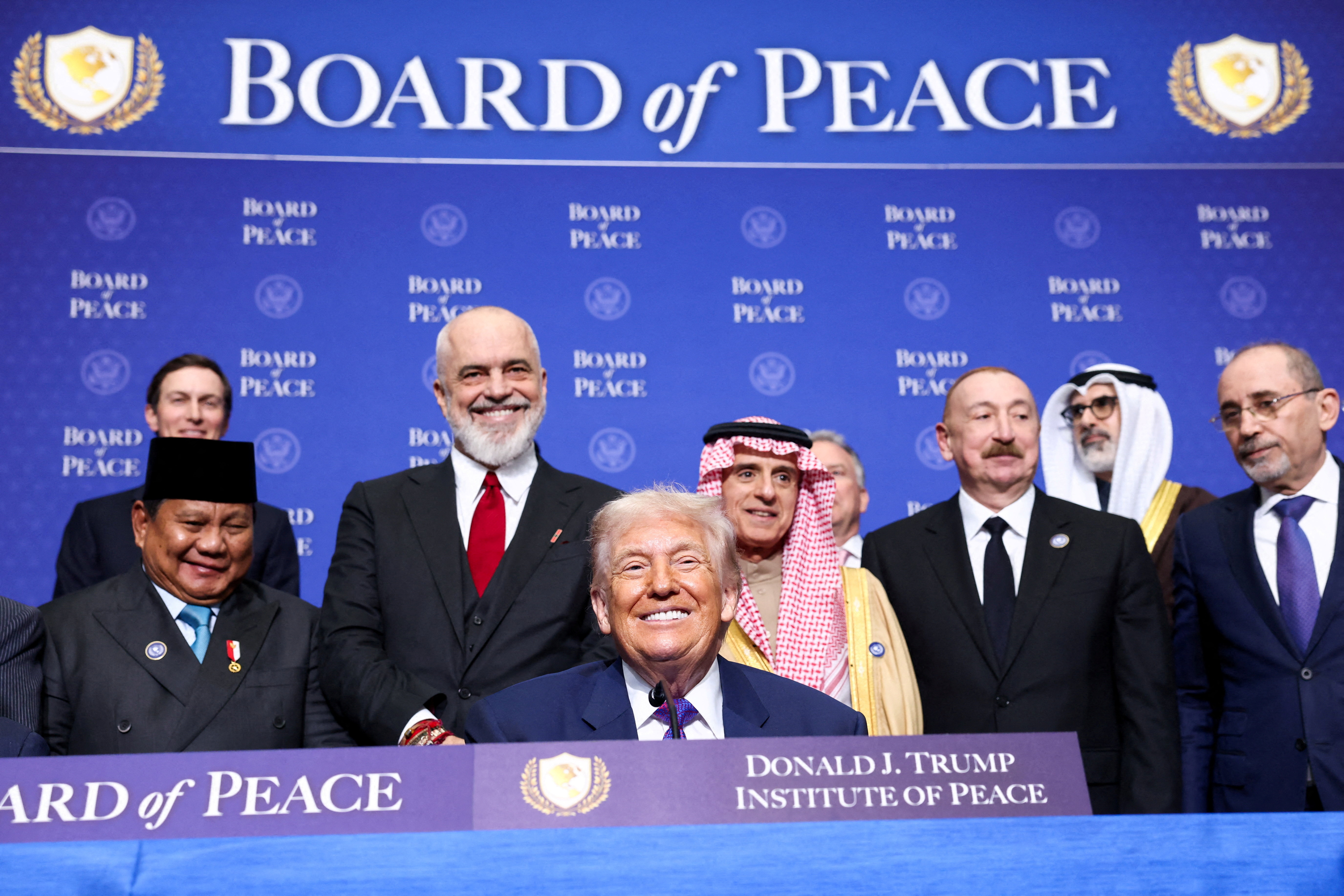 cover At Board of Peace debut, Trump announces global commitments for Gaza reconstruction