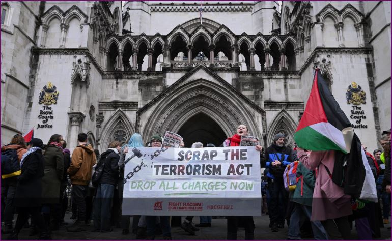 cover UK terror ban on pro-Palestine group unlawful, High Court rules after appeal