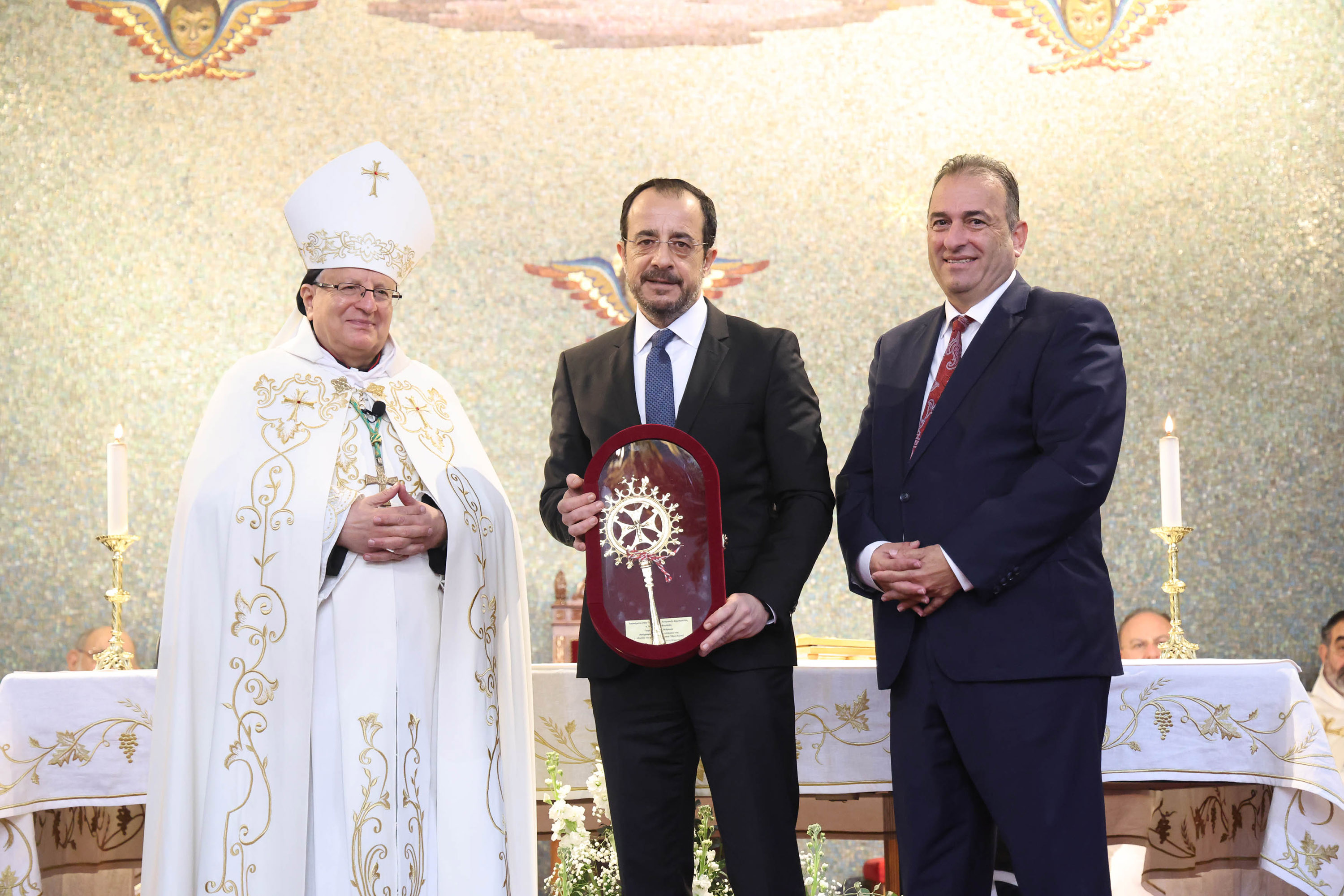 cover President pledges continued support for Maronite community