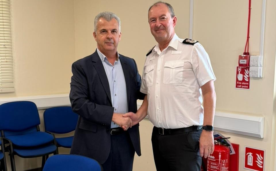 cover British bases meeting with justice minister focuses on organised crime