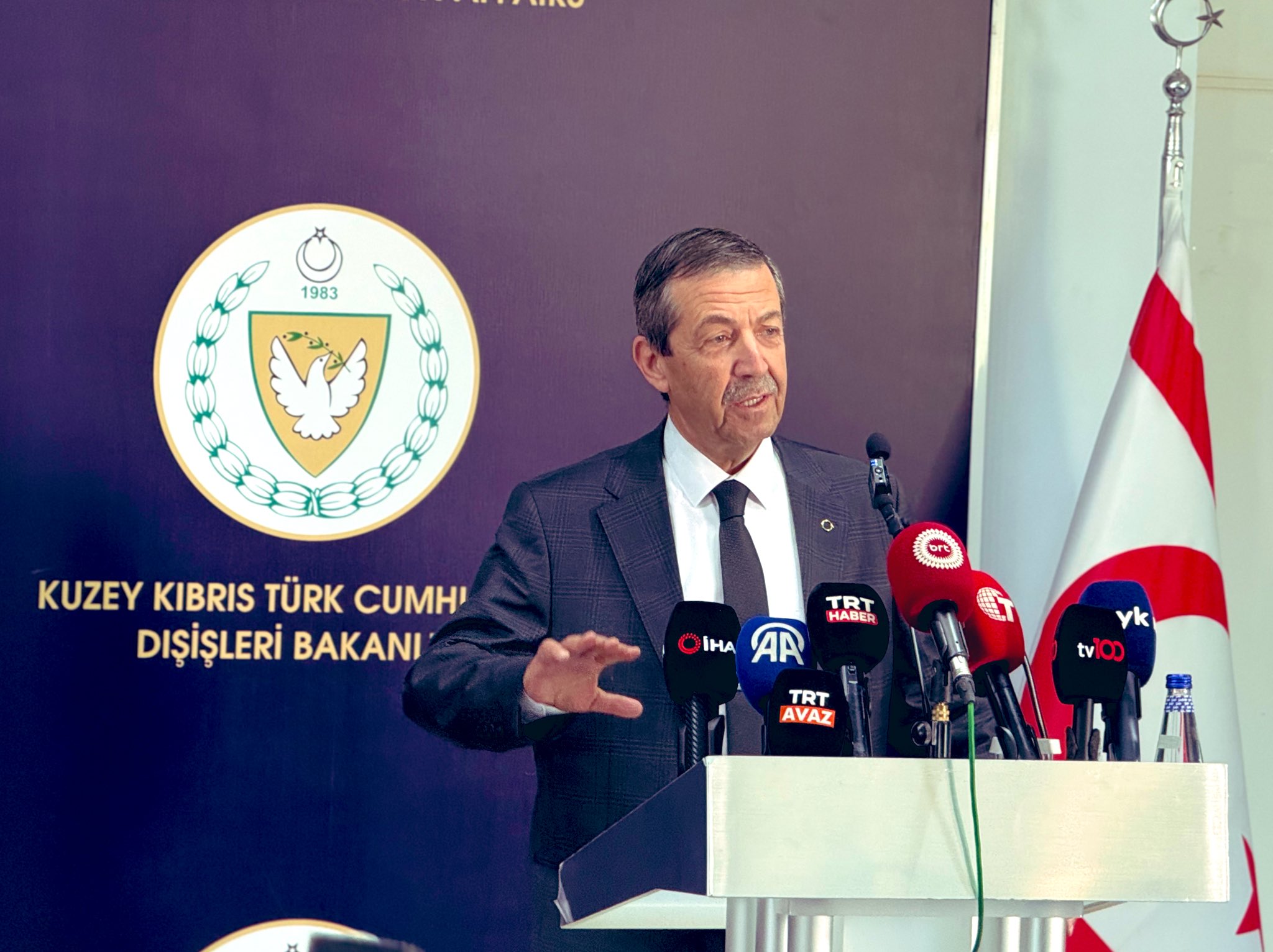 cover Ertugruloglu launches attack on Erhurman over Cyprus problem stance