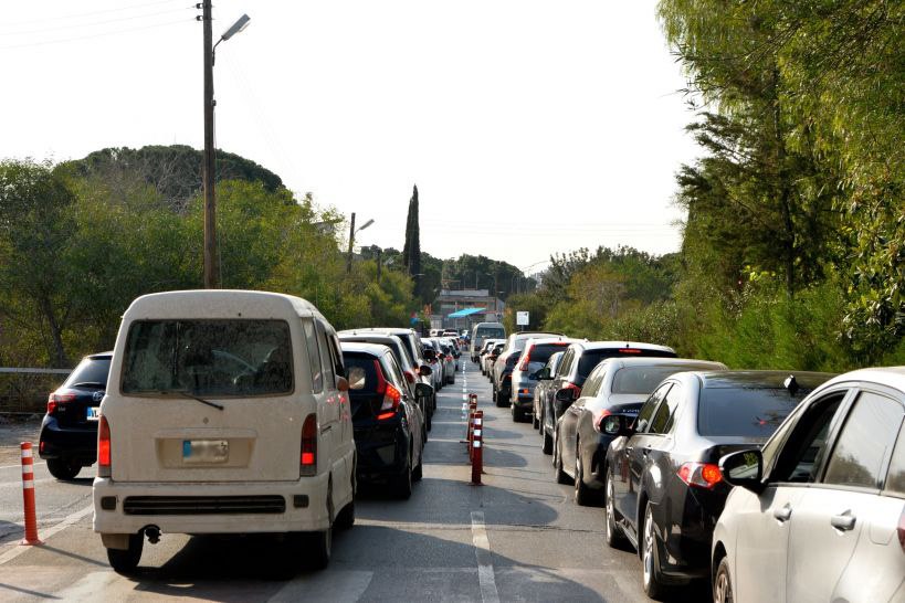 cover Hour-long queues persist at Ayios Dhometios despite expansion works