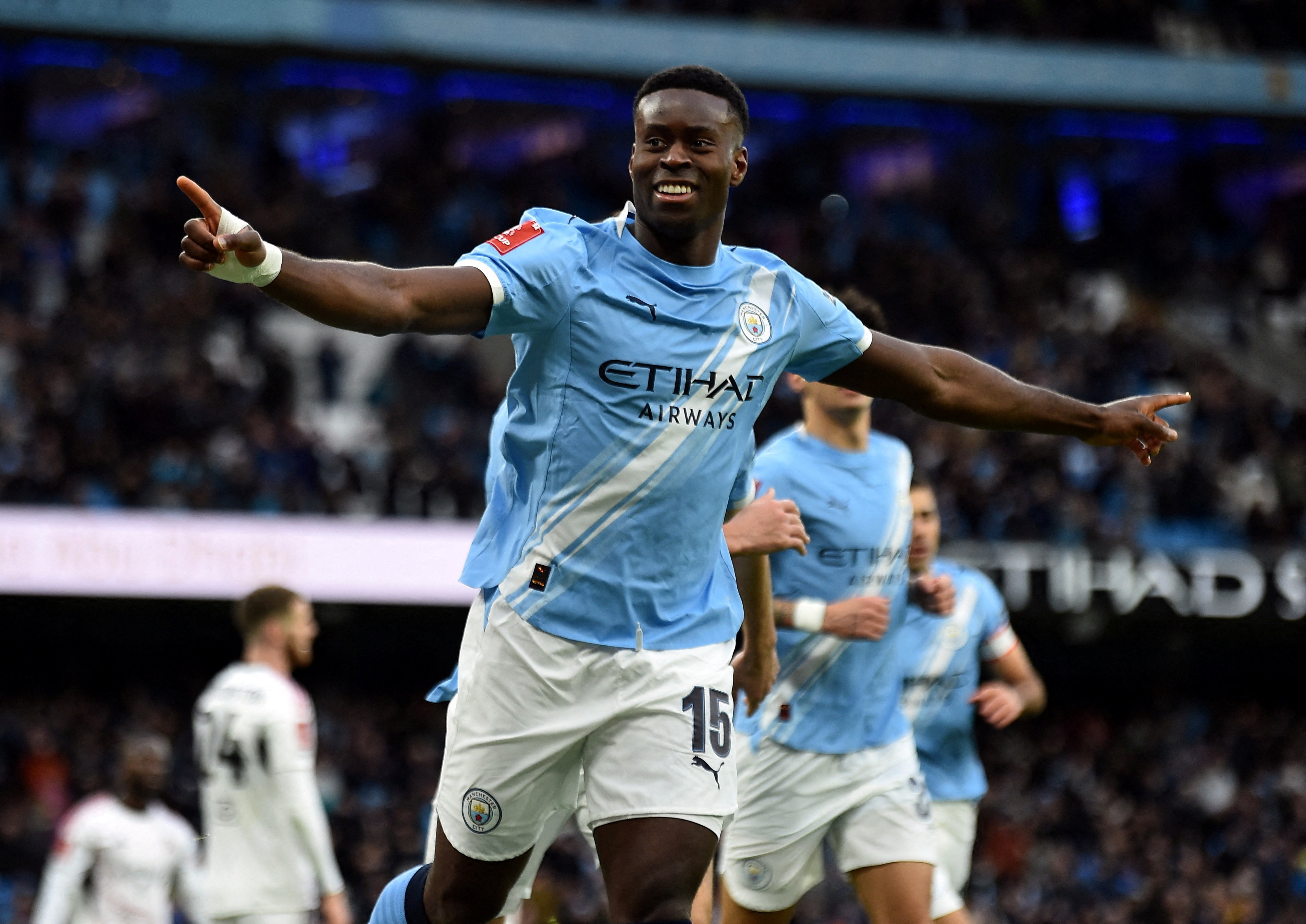 cover Guehi scores as Man City beat Salford in FA Cup