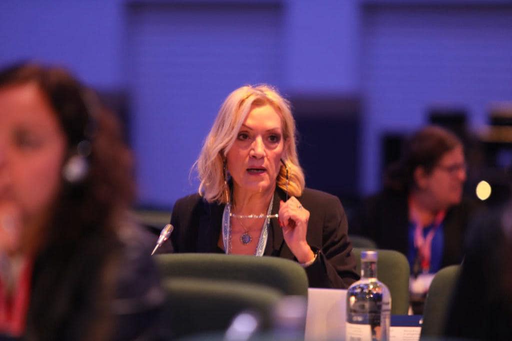 Charalambides rejects independence claims, Akel removes her from parliamentary group