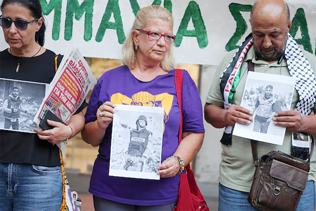 cover Record 129 journalists and media workers killed in 2025, mostly by Israel