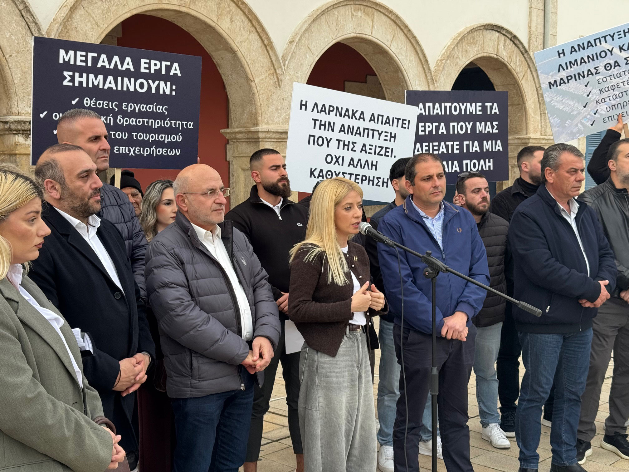 cover Stop the mockery over Larnaca marina says protestors