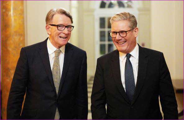 cover Once feted, Mandelson becomes nightmare for weakened PM Keir Starmer