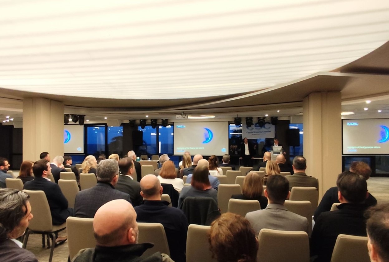 cover Cyprus shipping chamber briefs members on tax reform