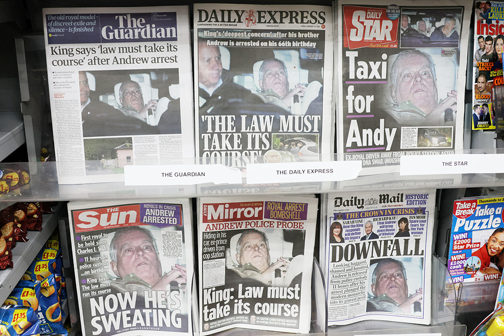 cover Police search royal mansion as investigation into Andrew continues