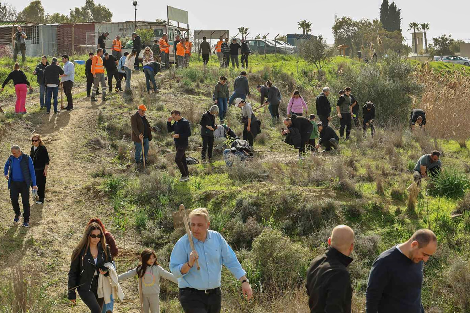 cover Urban greenery boosted with tree planting at Kaloyeros river