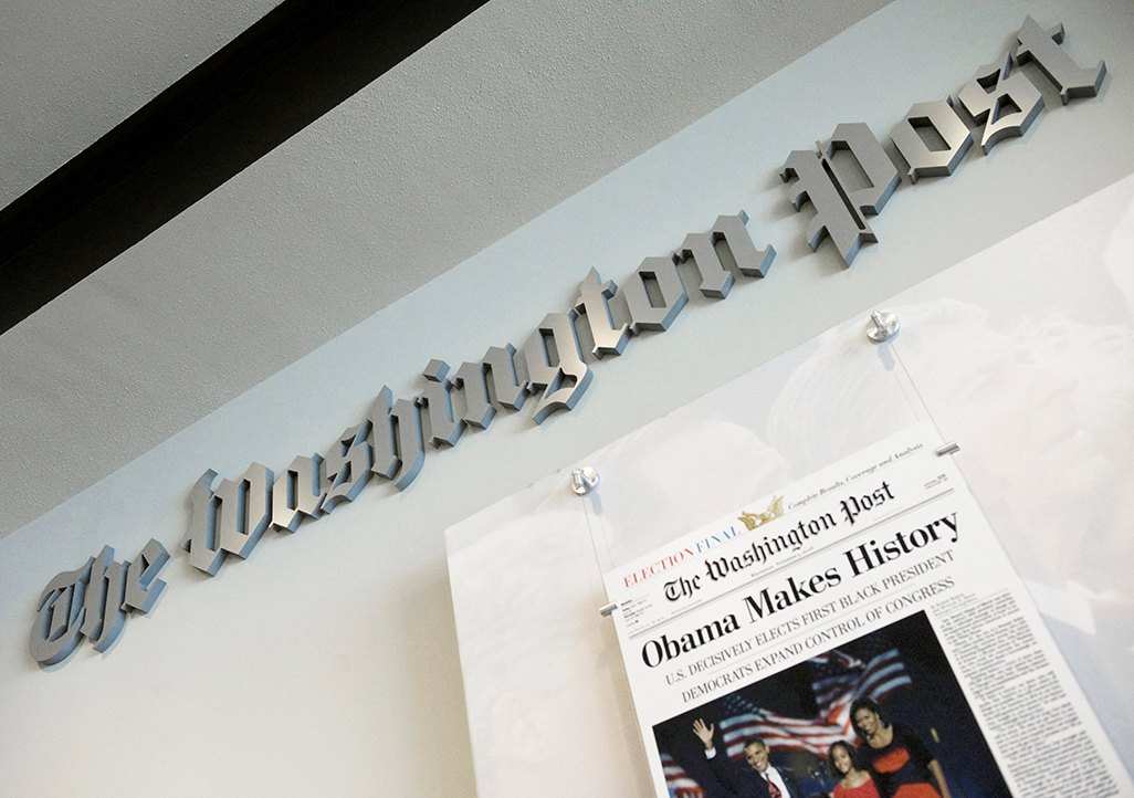 cover Washington Post begins widespread layoffs