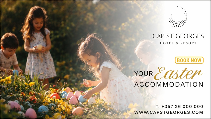 cover Book now for an authentic Easter stay at Cap St Georges Hotel &amp; Resort