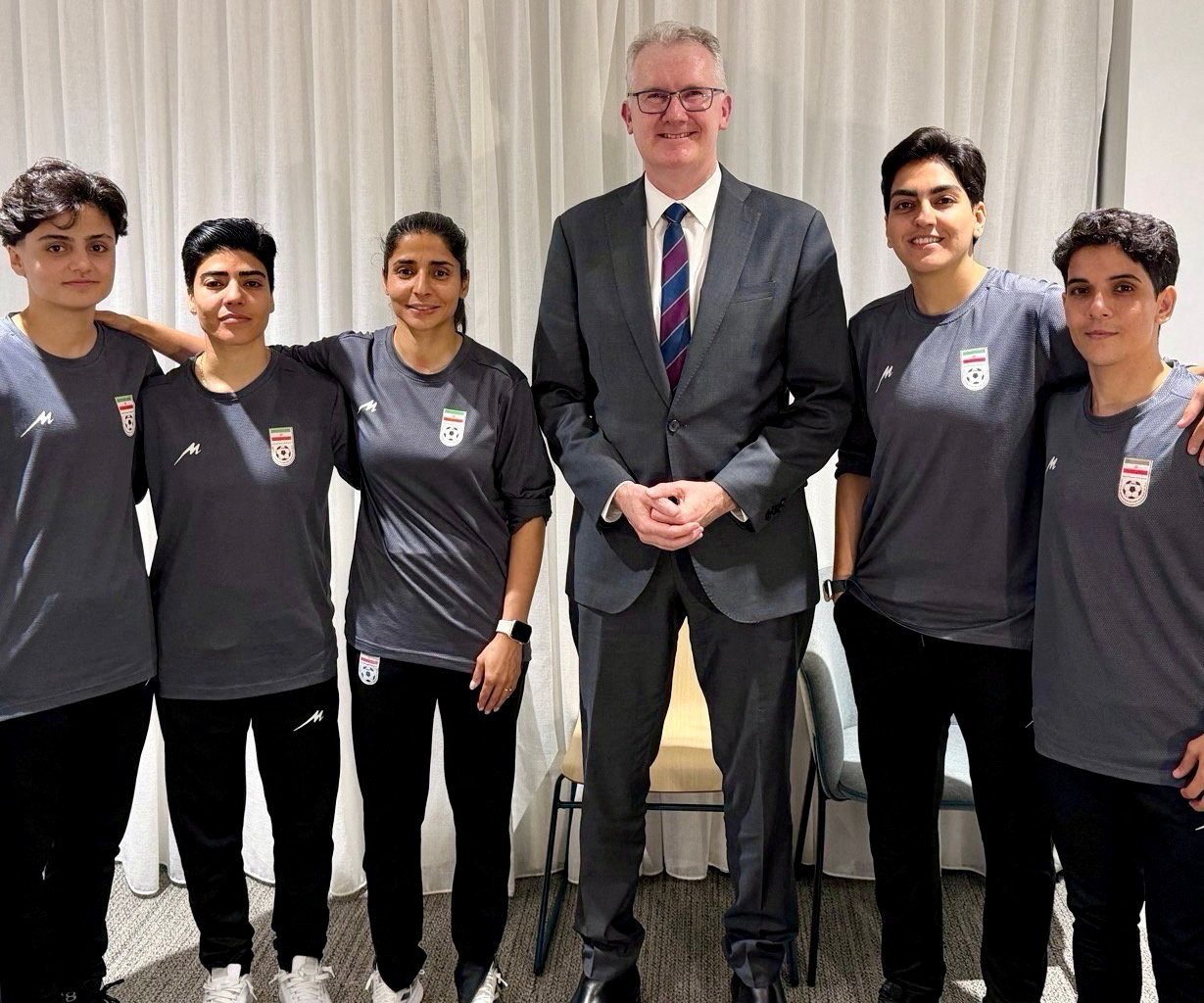 cover Five Iranian women&#8217;s soccer players granted humanitarian visas in Australia