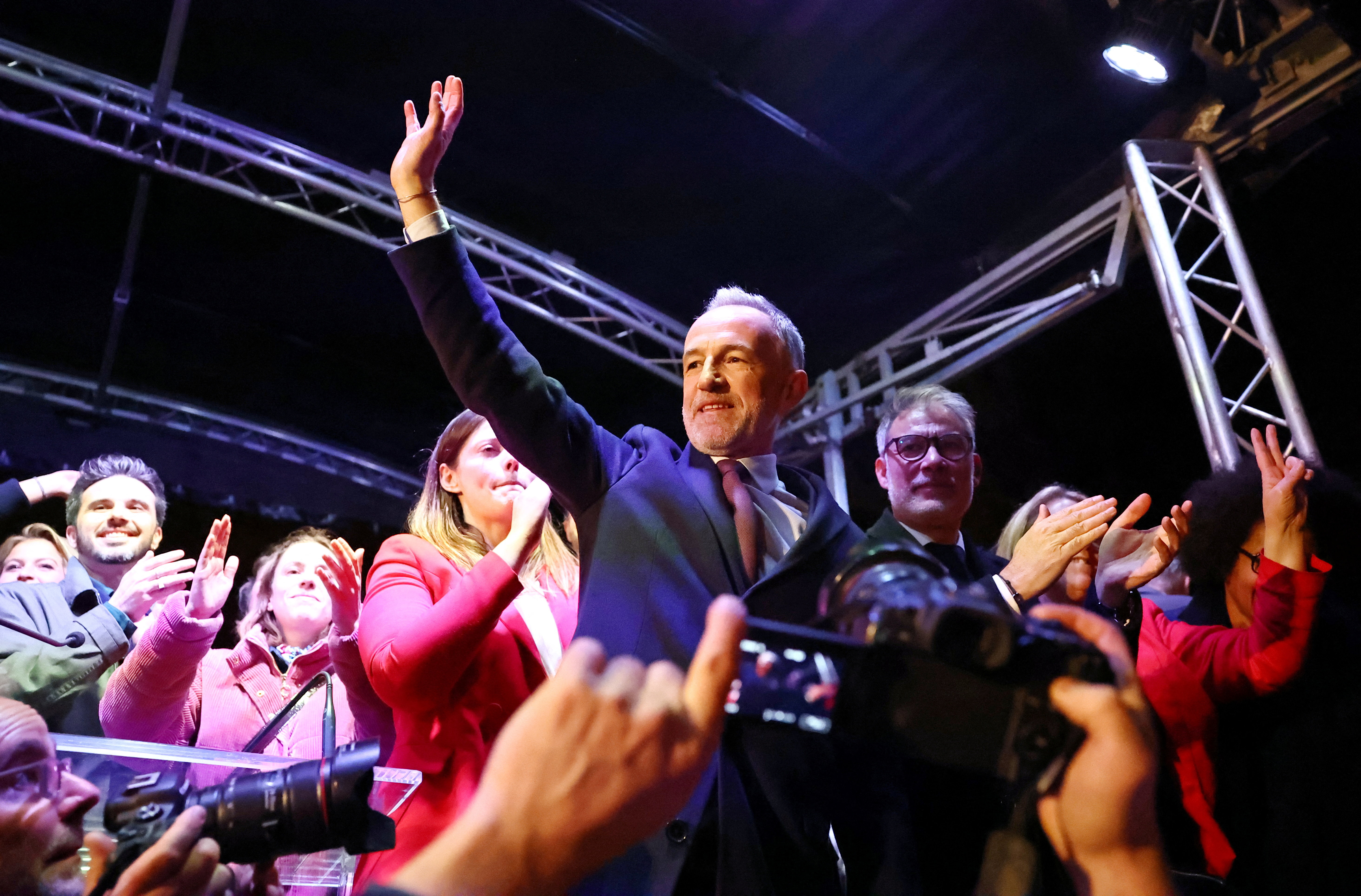 cover French far right fails to win in major cities in boost to mainstream rivals