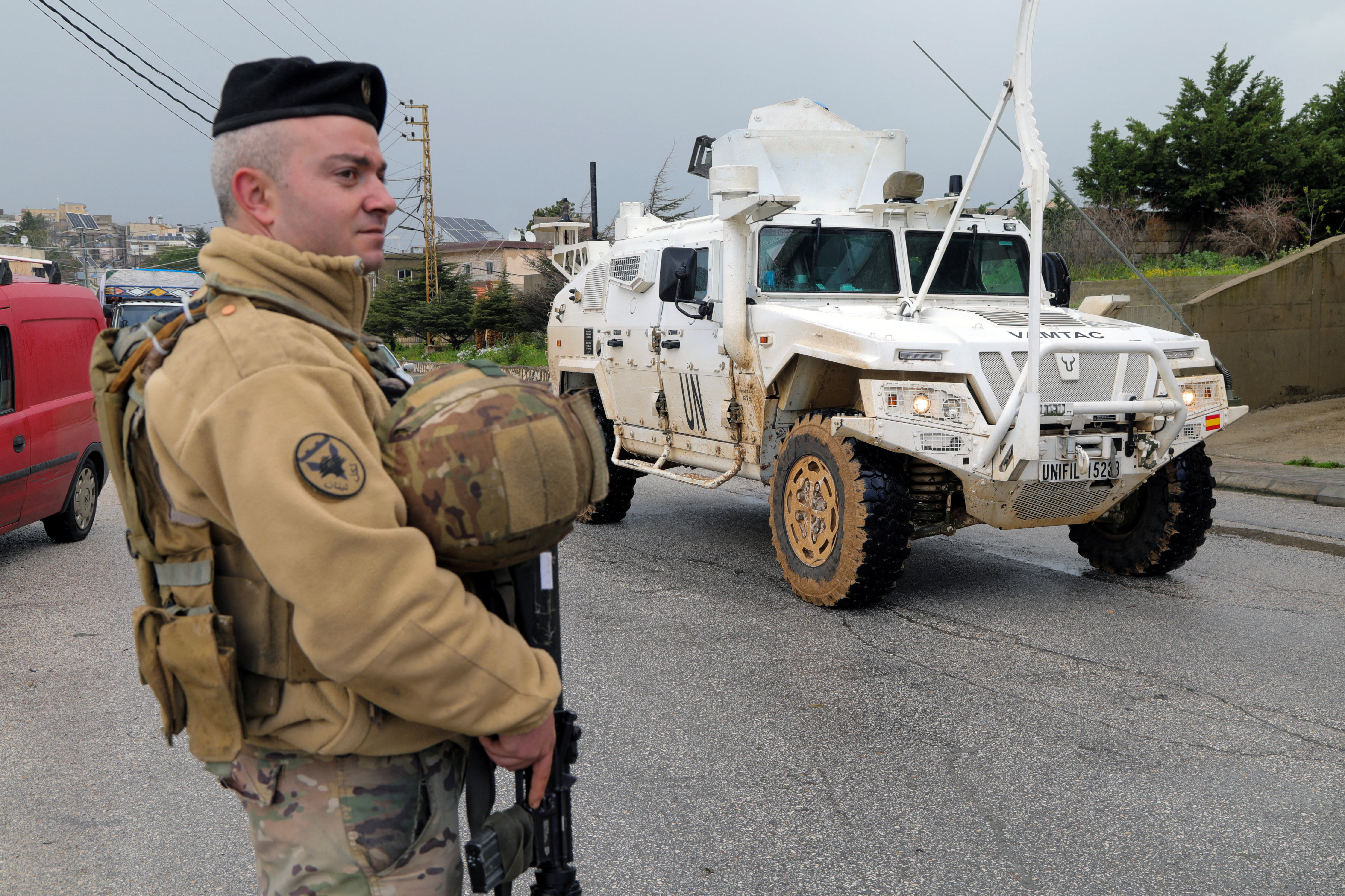 image Three UN peacekeepers killed in Lebanon as Israeli strikes pummel south