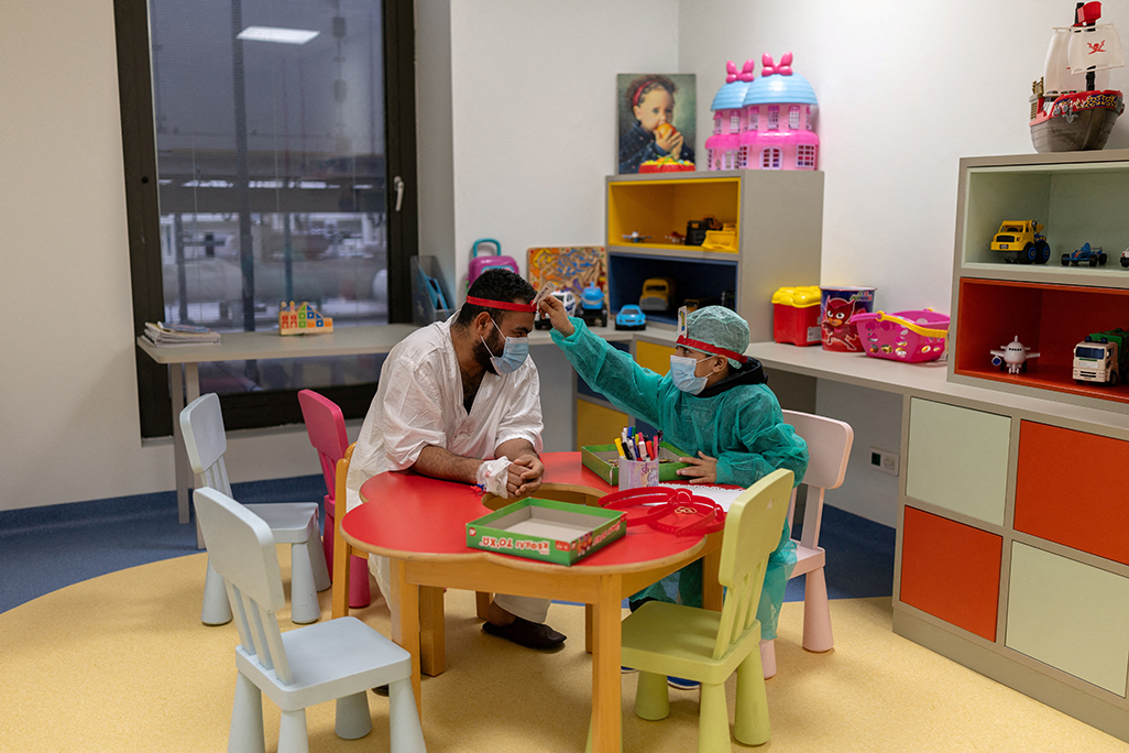 image ‘Death was not our fate’: Syrian father crosses to Cyprus to save ailing son